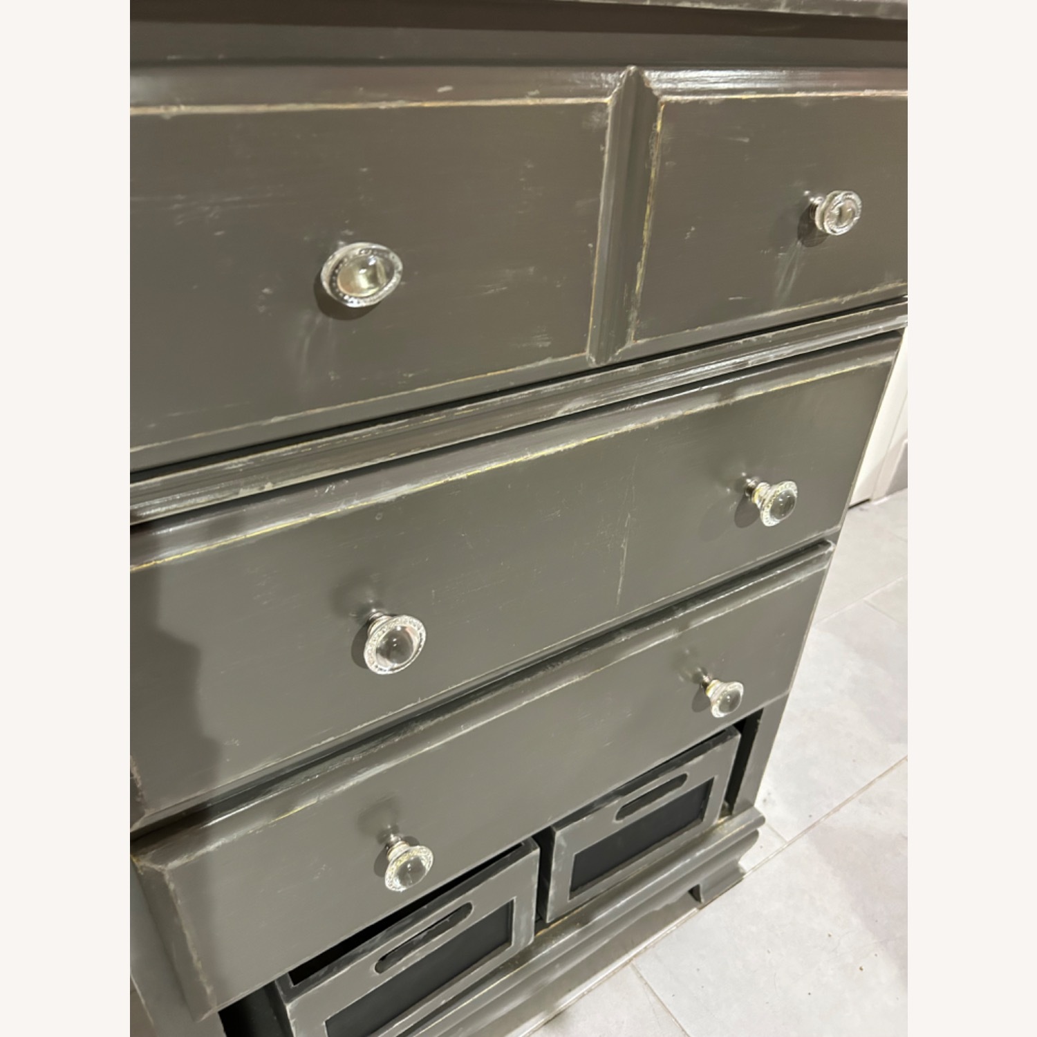 Vintage Grey Dresser - image-3