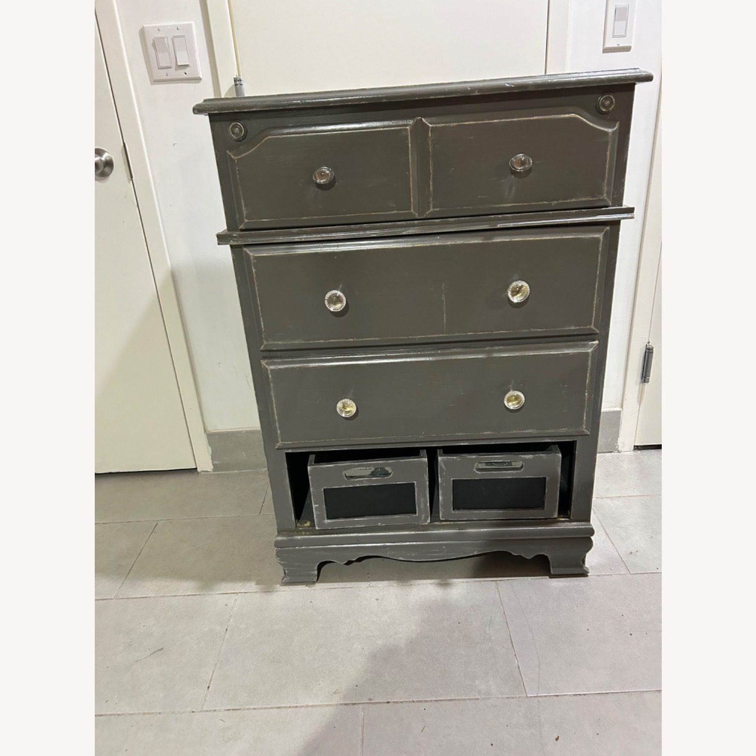 Vintage Grey Dresser - image-2
