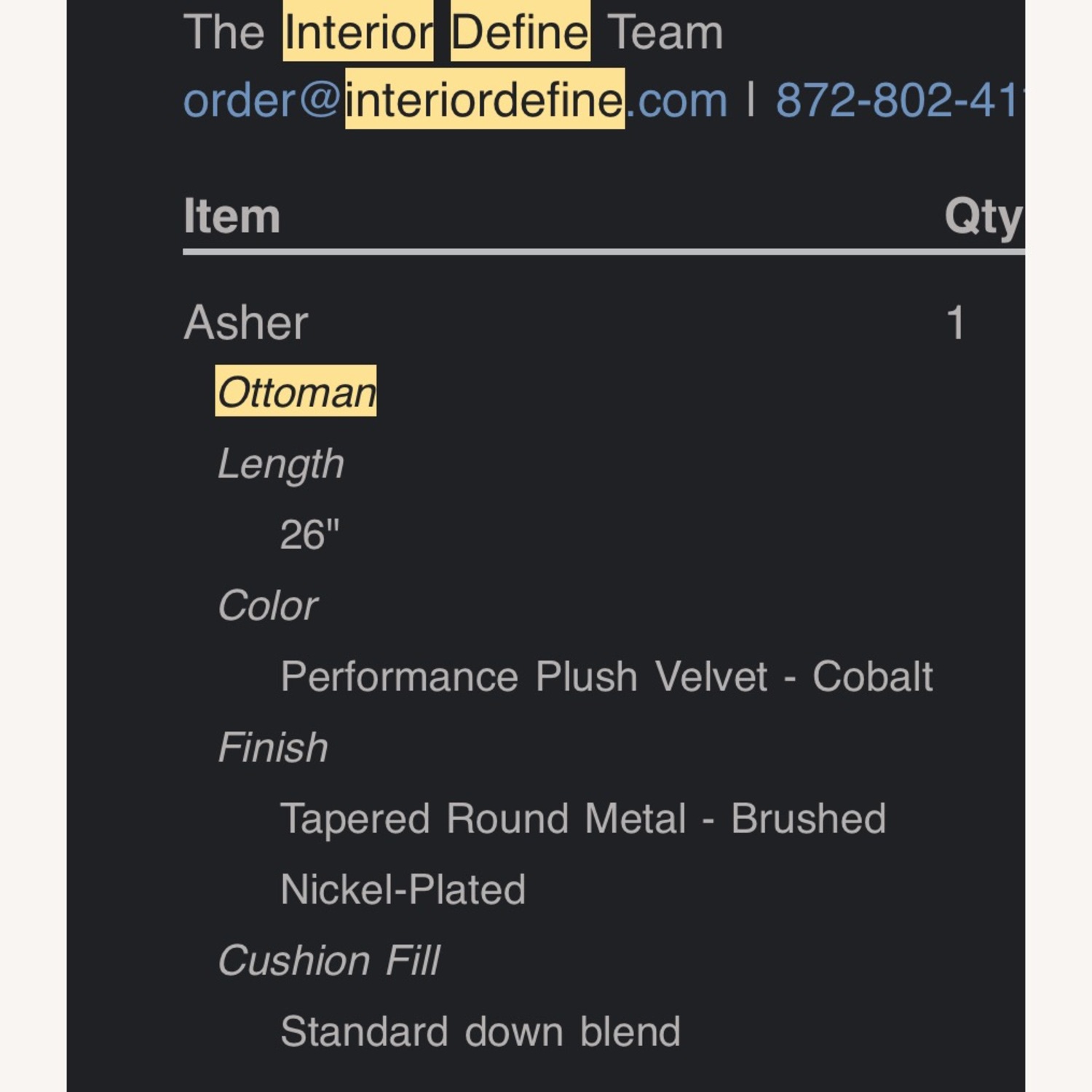 Interior Define Asher Sectional + Ottoman - image-6