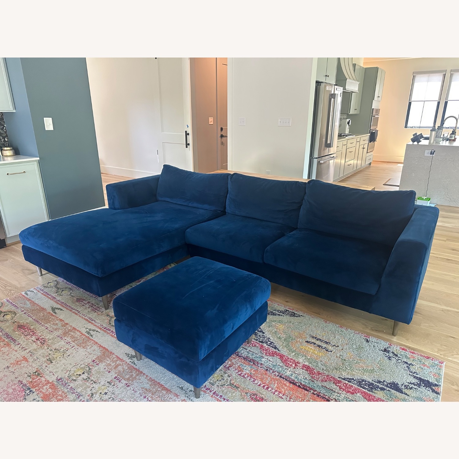 Interior Define Asher Sectional + Ottoman - image-1