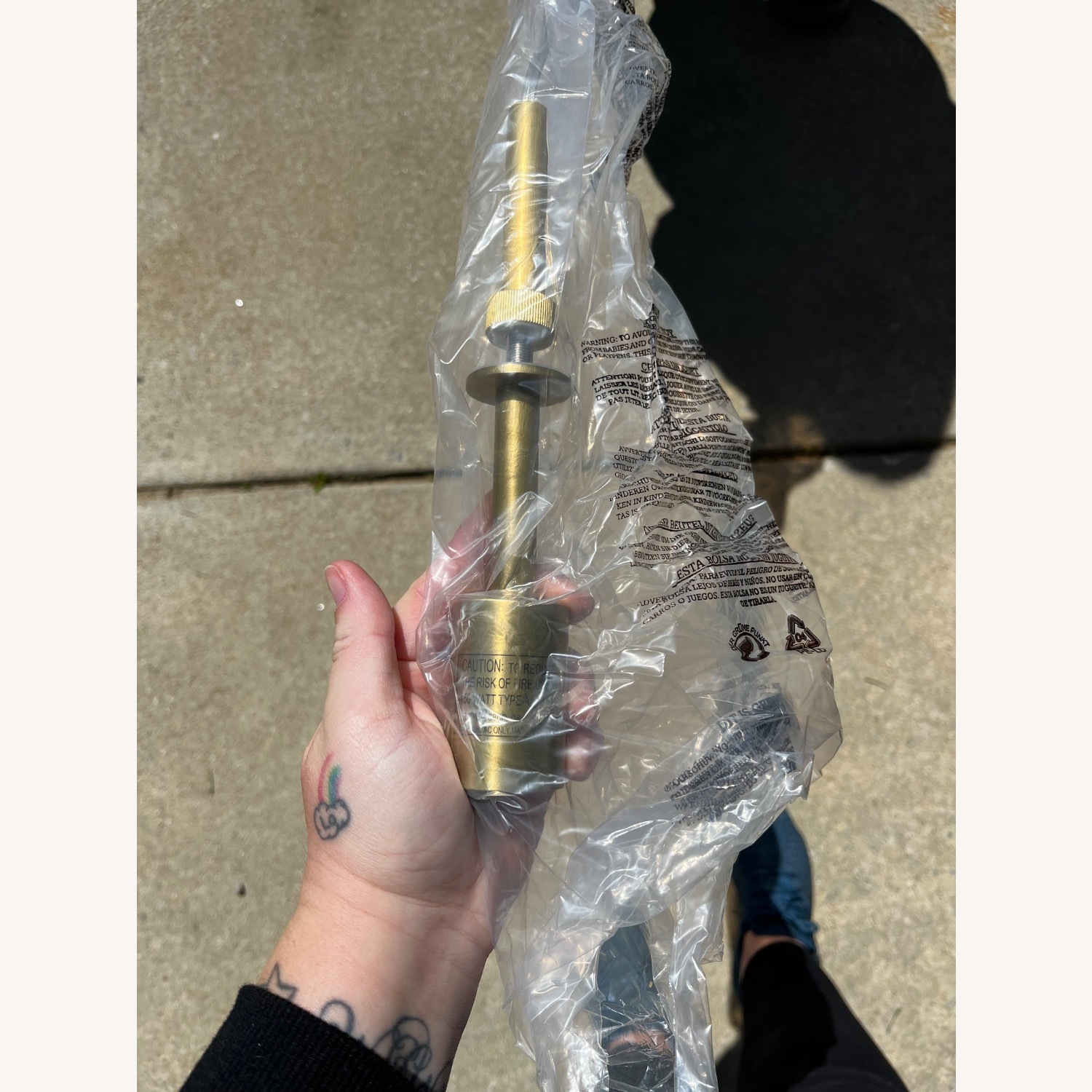 Rimini Pendant Natural and Black Stained Rattan - image-9