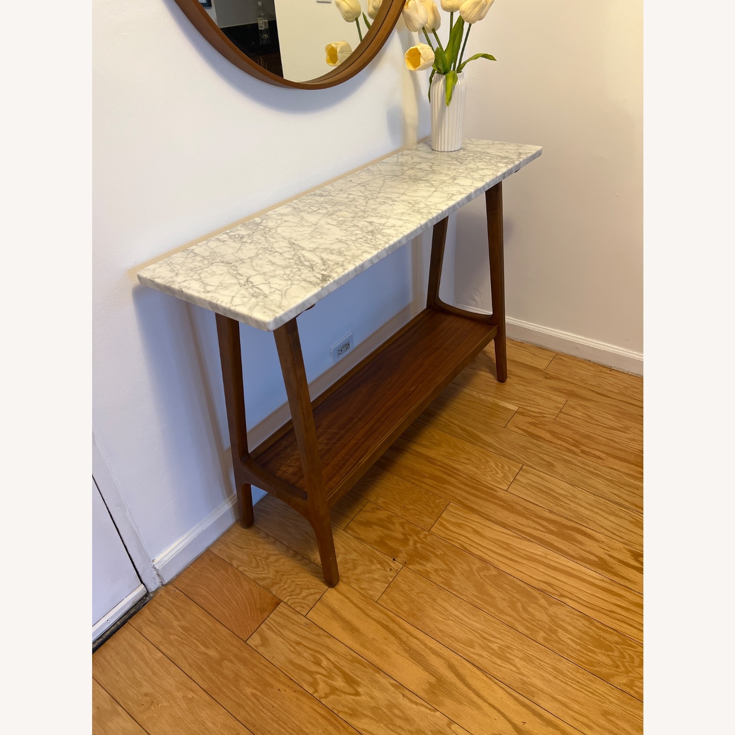 West Elm Reeve Marble-Top Console Table - image-2