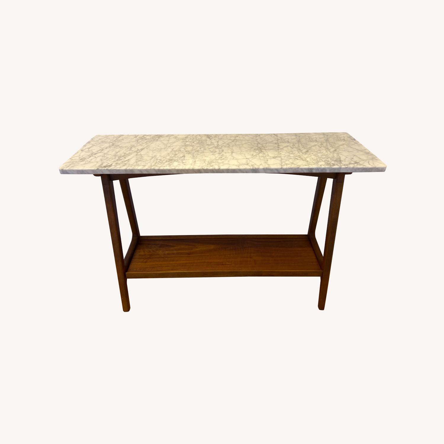 West Elm Reeve Marble-Top Console Table - image-7