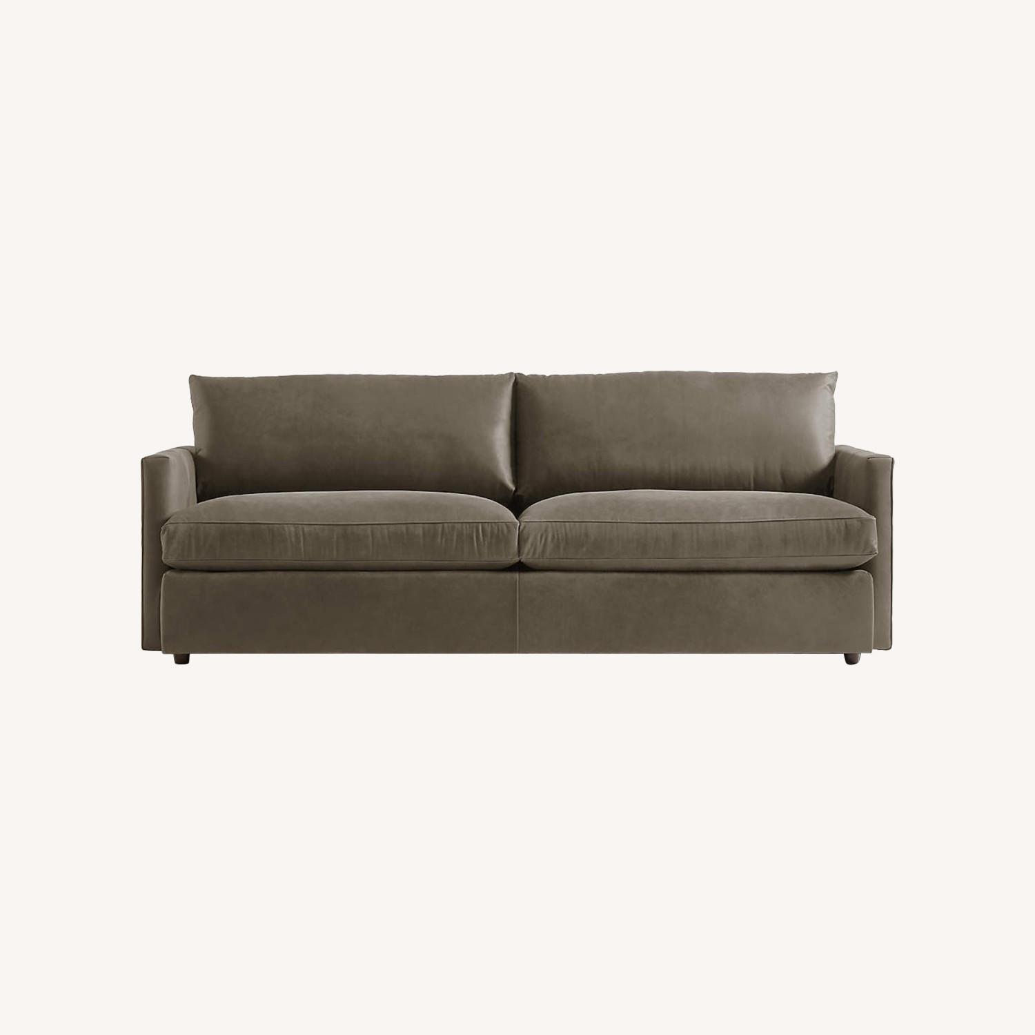 Lounge Deep 93" Leather Sofa - image-0
