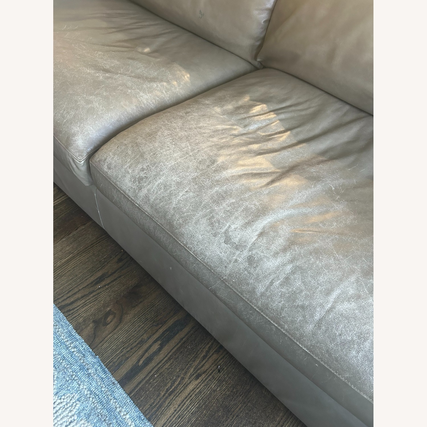 Lounge Deep 93" Leather Sofa - image-5