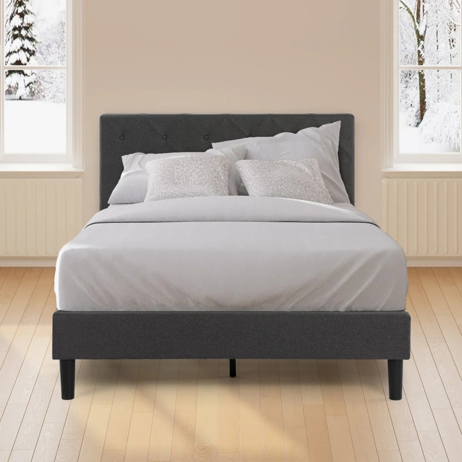 Zinus Shalini Upholstered Platform Bed Frame - image-4