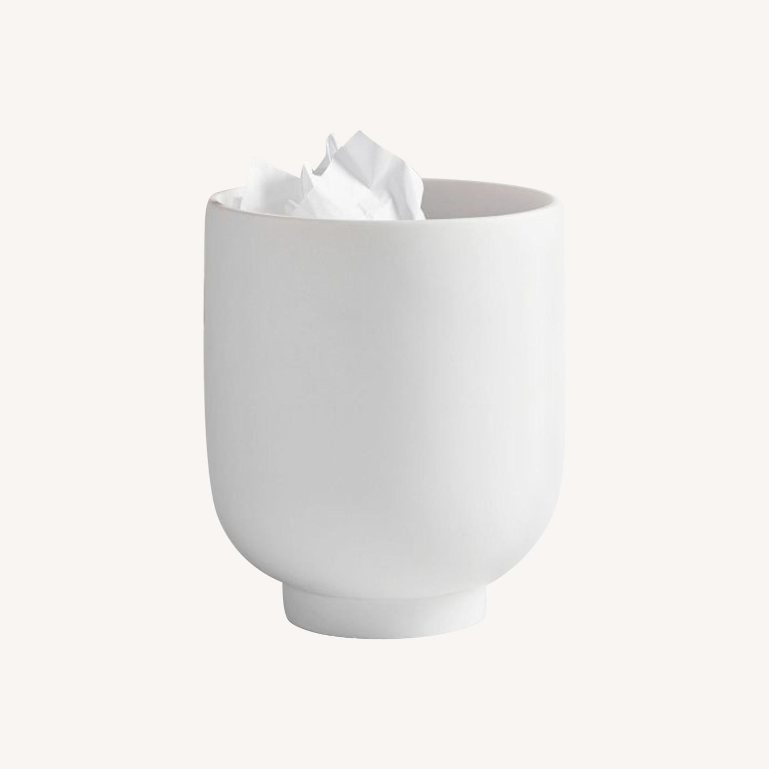 West Elm Bath Accessories (Tissue Box & Waste Bin) - image-0