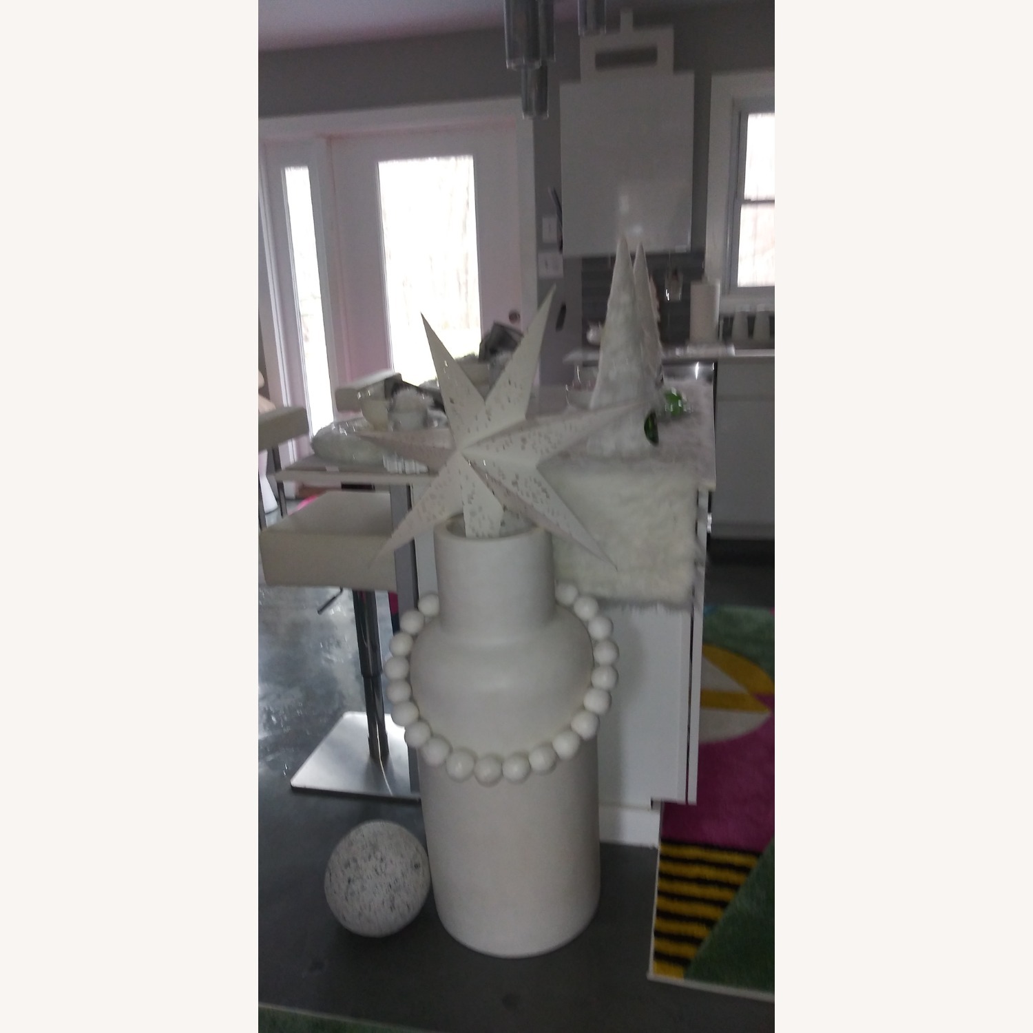 Ardeco Vase White Concrete - image-3