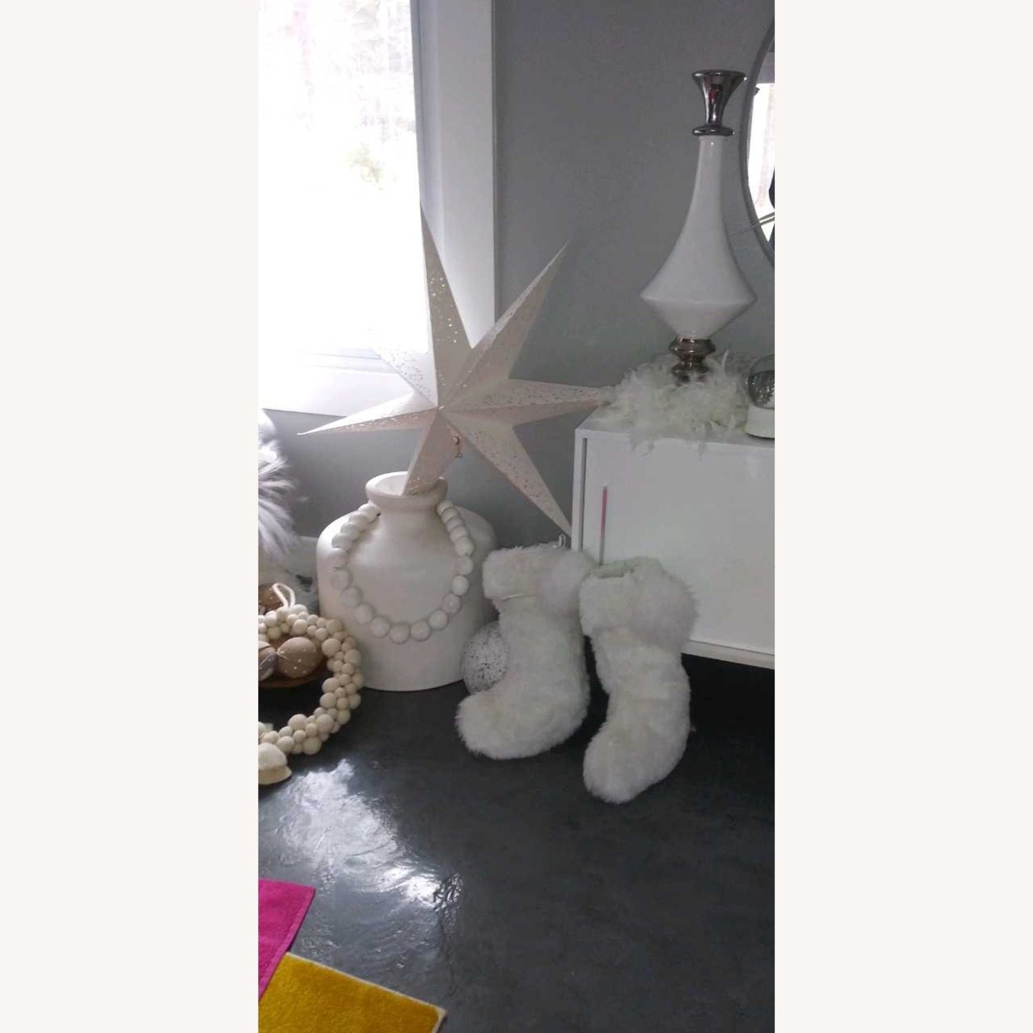 Ardeco Vase White Concrete - image-2