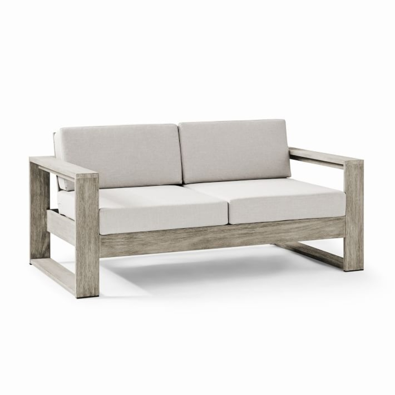 West Elm Portside Outdoor Sofa – Weathered Gray - image-6