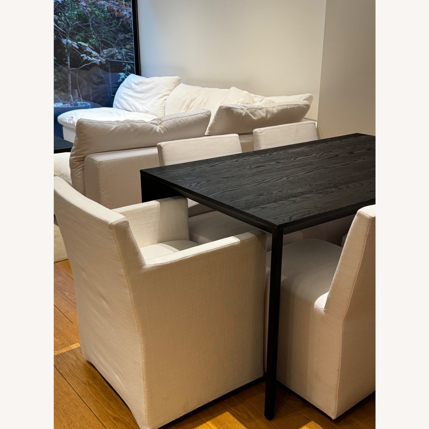 Set of 6 Ellison Fabric Dining Side Chair - image-1