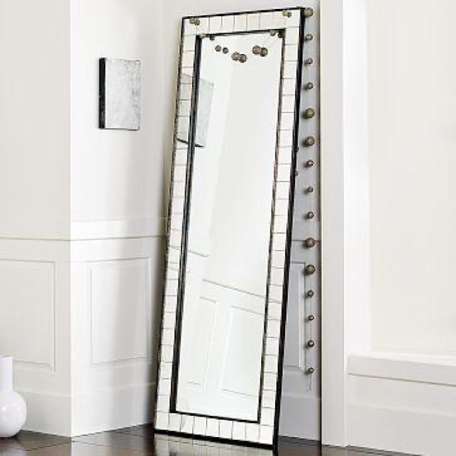 West Elm AntiqueTile Floor Mirror  - image-2