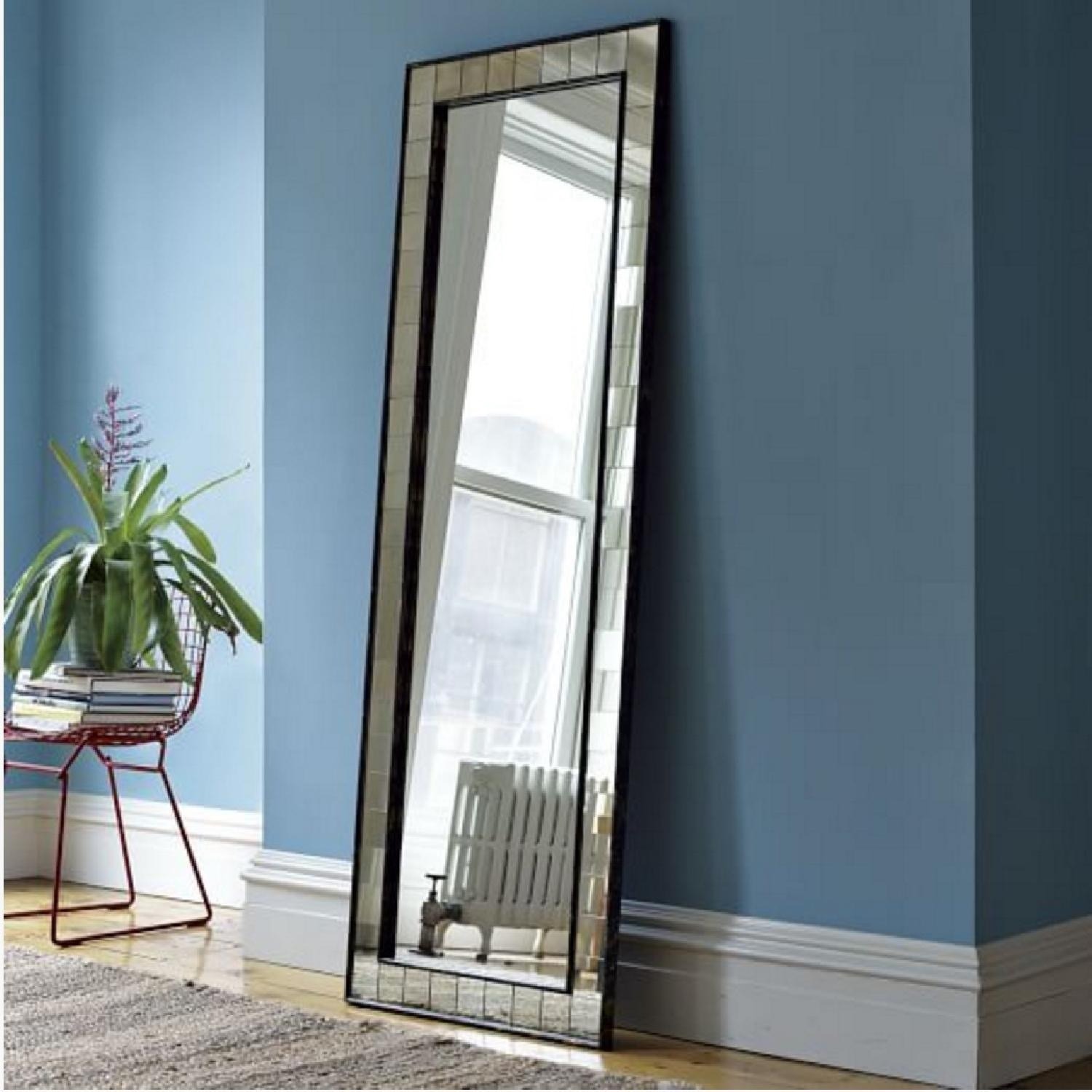 West Elm AntiqueTile Floor Mirror  - image-1