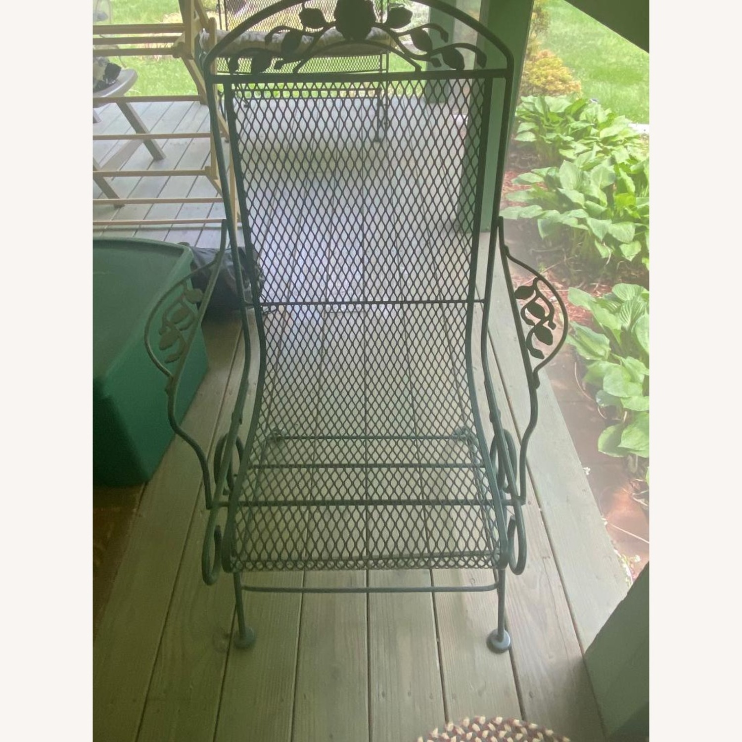 Rectangular Patio Table with 6 Chairs (2 spring) - image-3