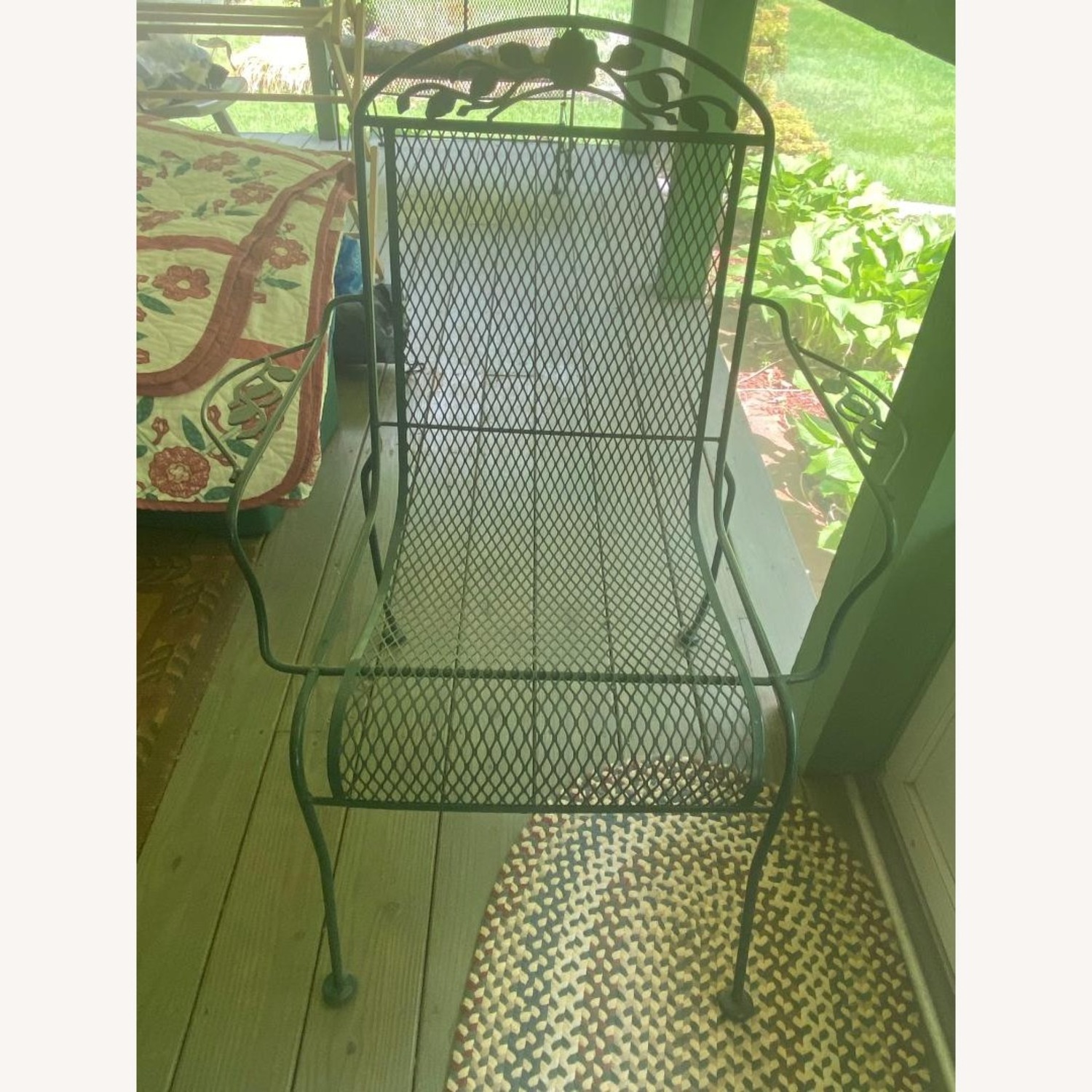 Rectangular Patio Table with 6 Chairs (2 spring) - image-5