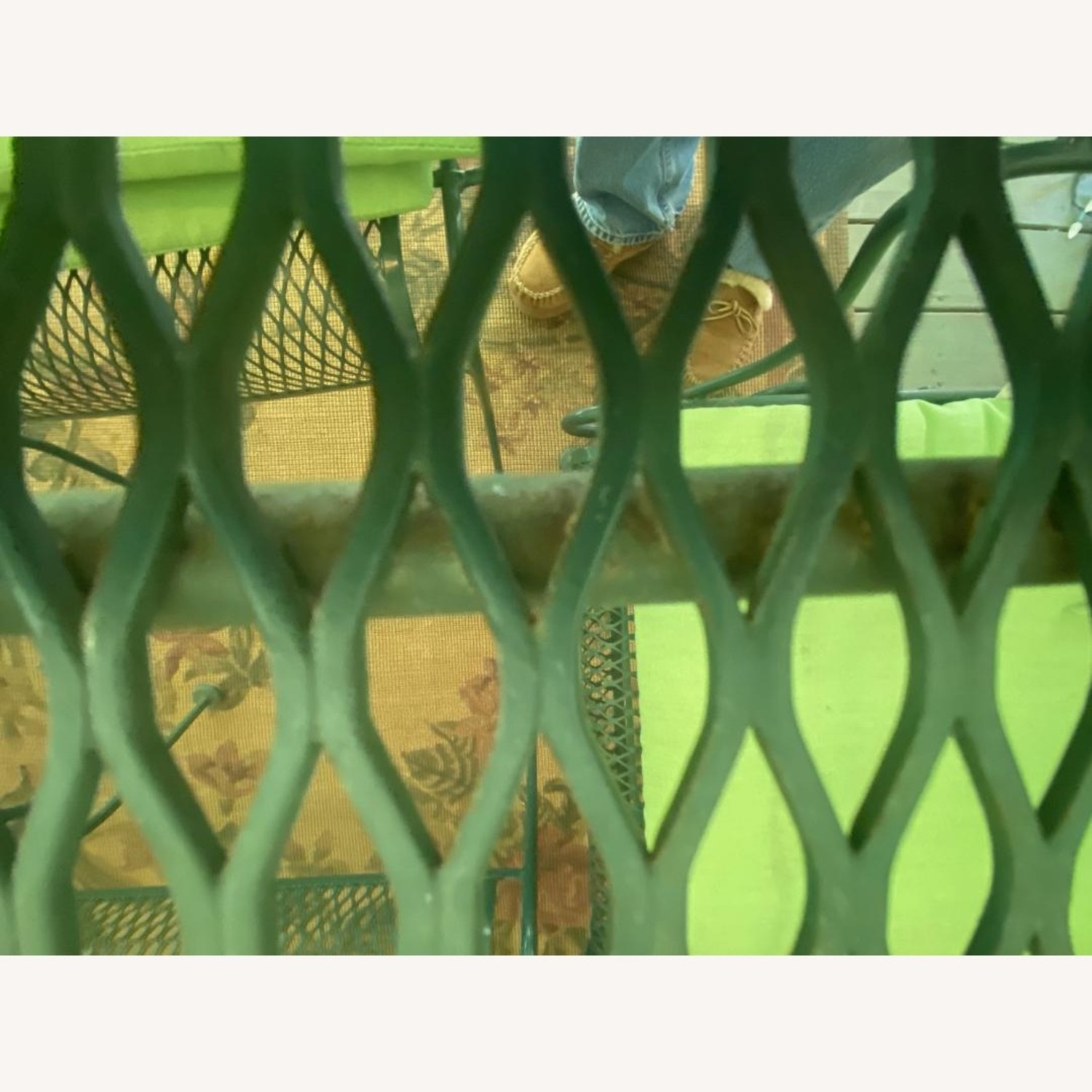 Rectangular Patio Table with 6 Chairs (2 spring) - image-8