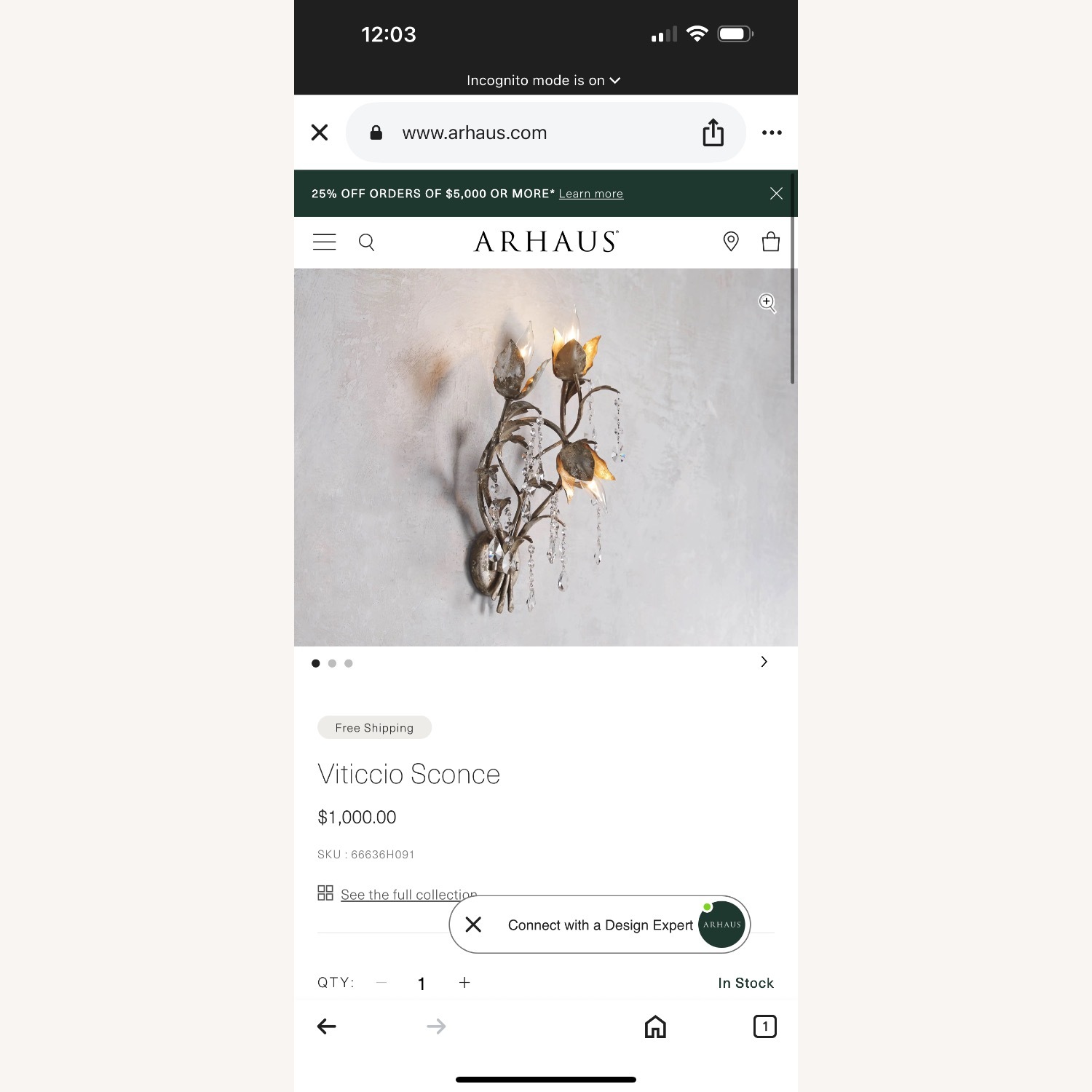 Arhaus Lighting Viticcio Sconces Set of 2 - image-3