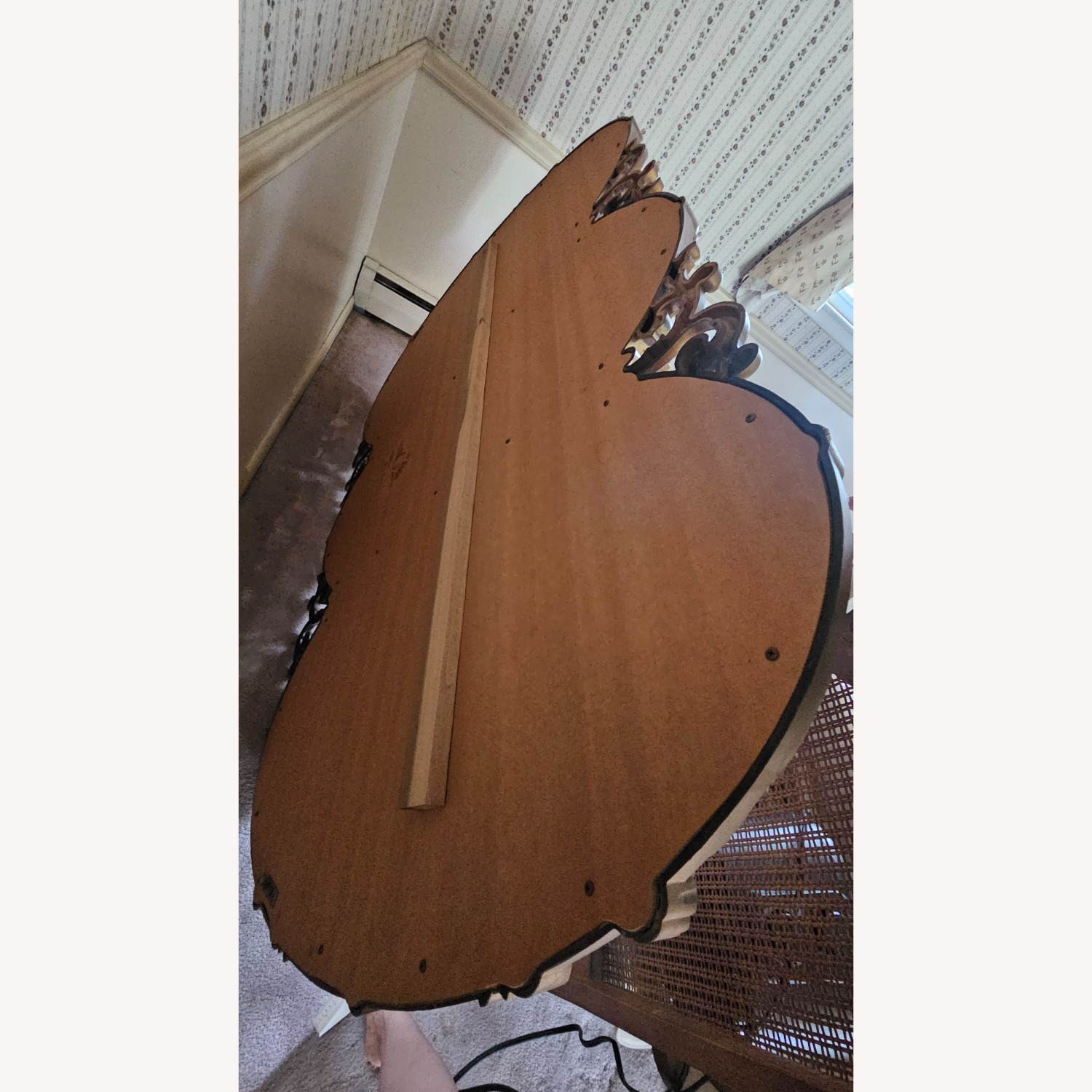 Elegant Gold Triple Oval Wall Mirror - image-3