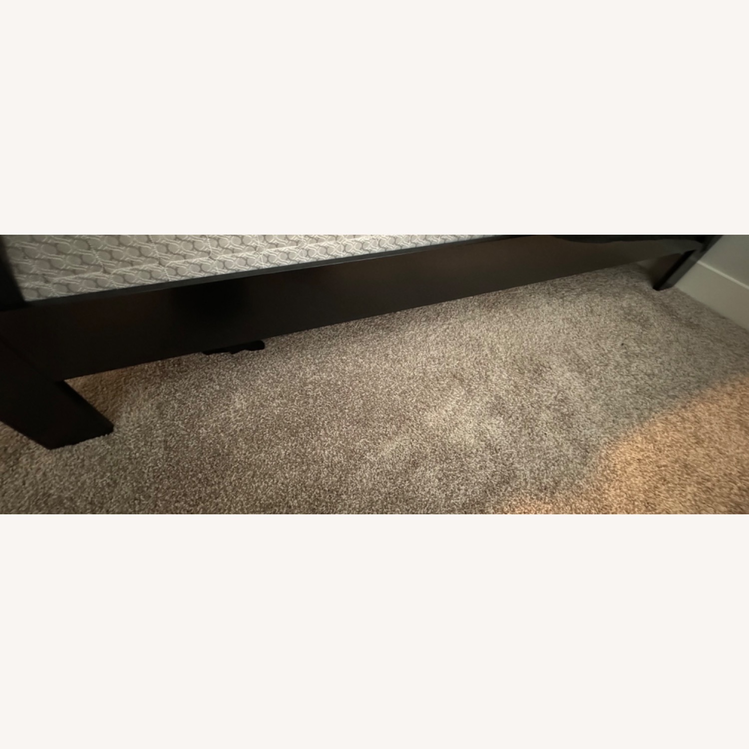 Black Full Size Sleigh Bed Frame - image-3