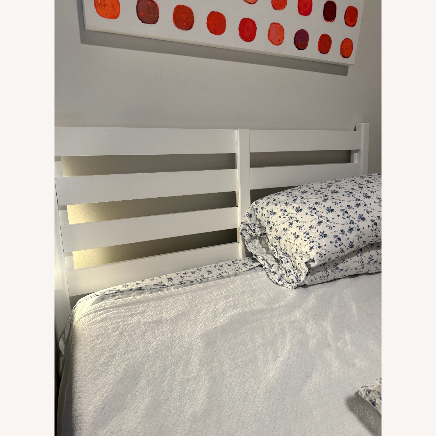 Wayfair White Wood Platform Full Bed Frame - image-2