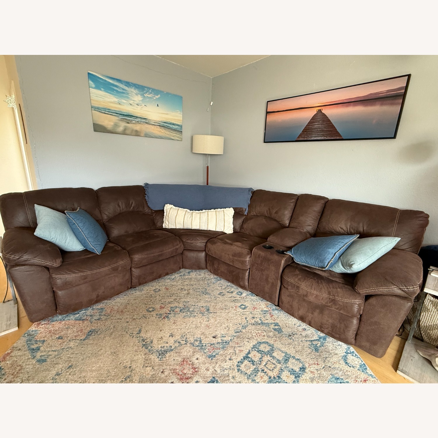 Ashley Furniture Tambo Brown 2-Piece Sectional - image-1