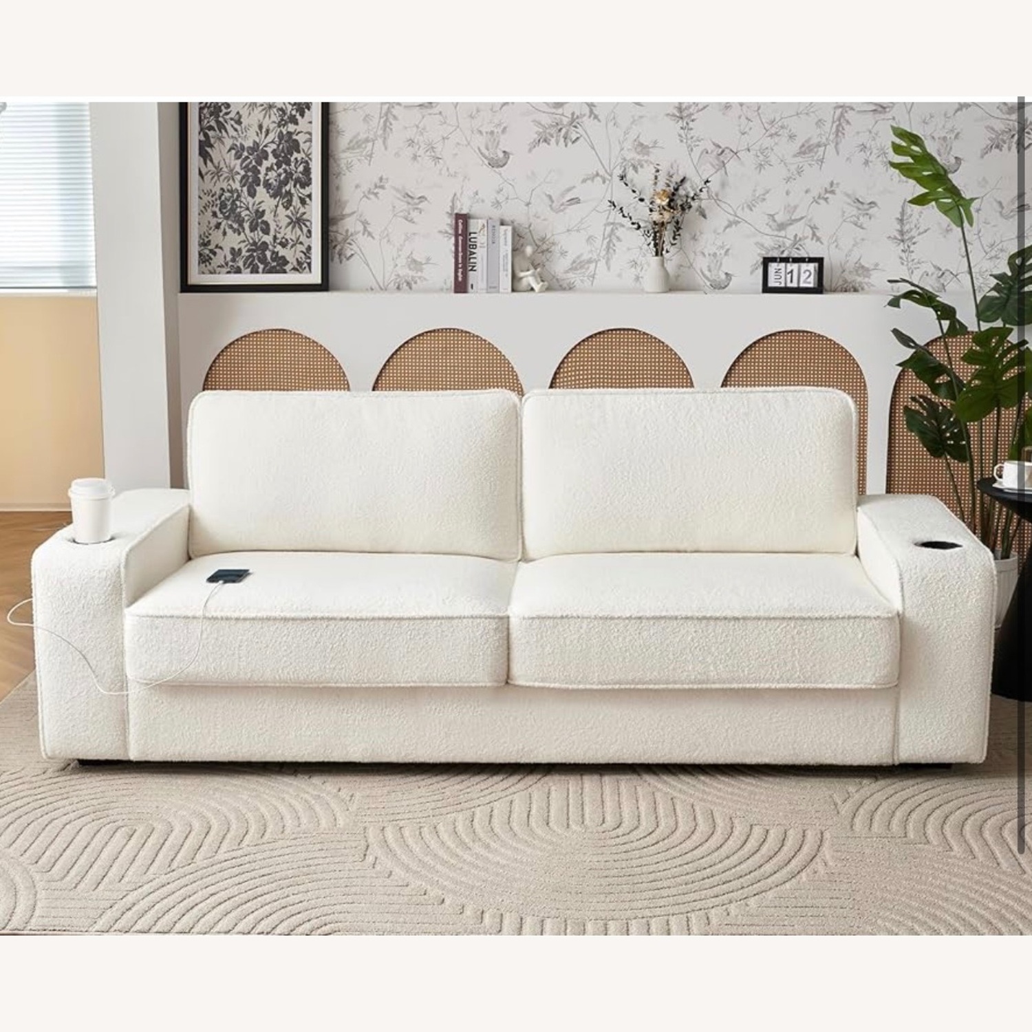 VanAcc Sofa, 3 Piece Set with Storage Ottoman - image-3