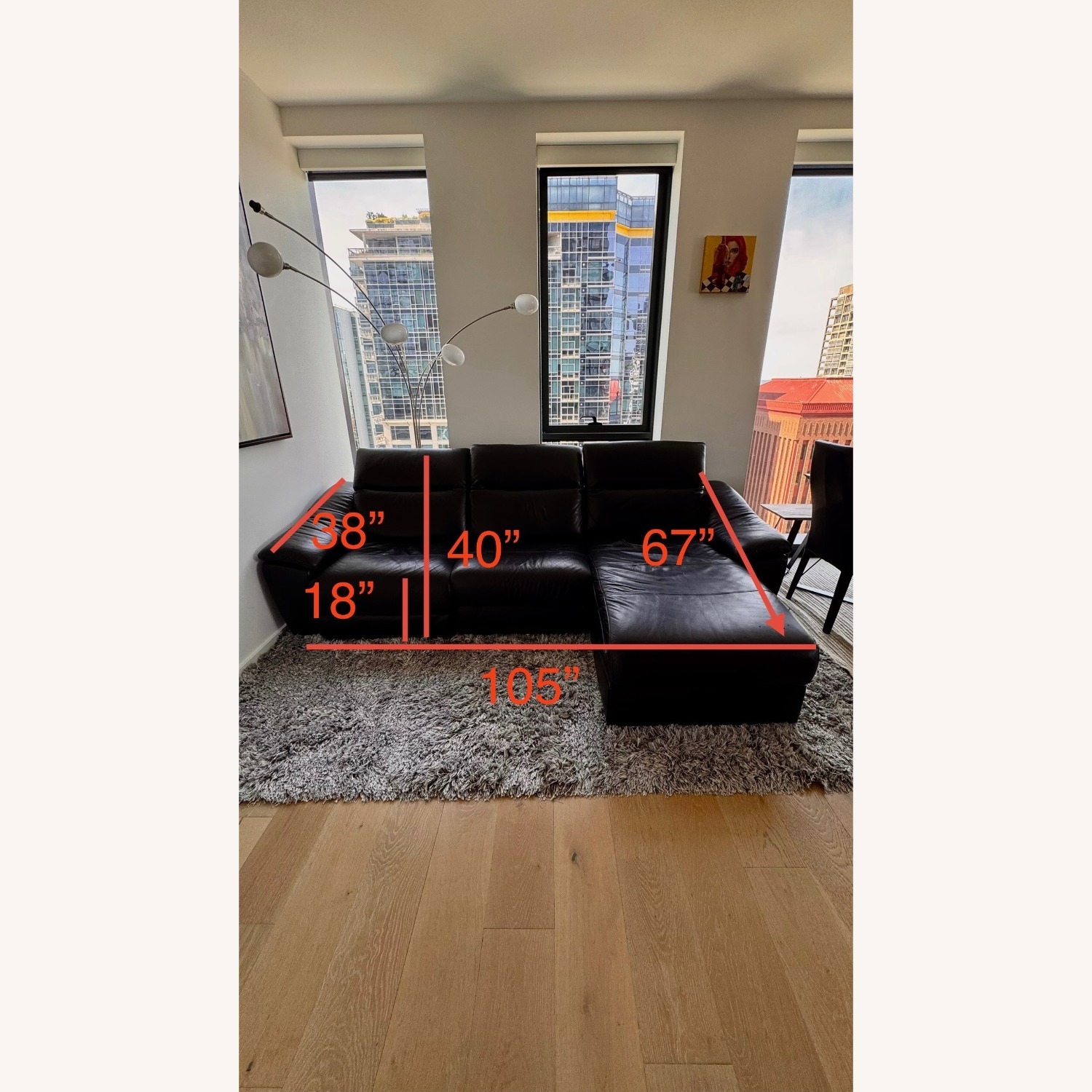 Dania Furniture Maxino Sectional Sofa - image-2