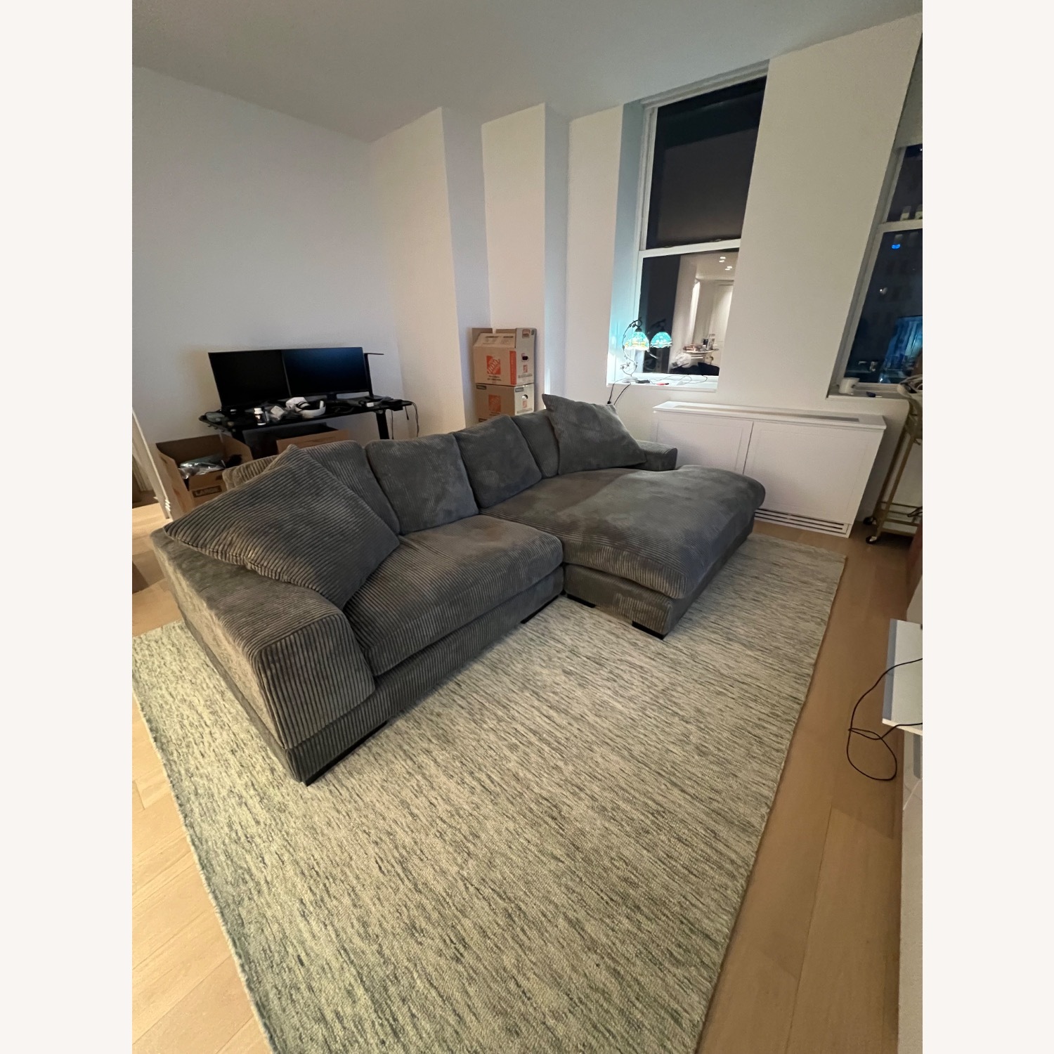 Remy Reversible Sectional, Gray - image-2