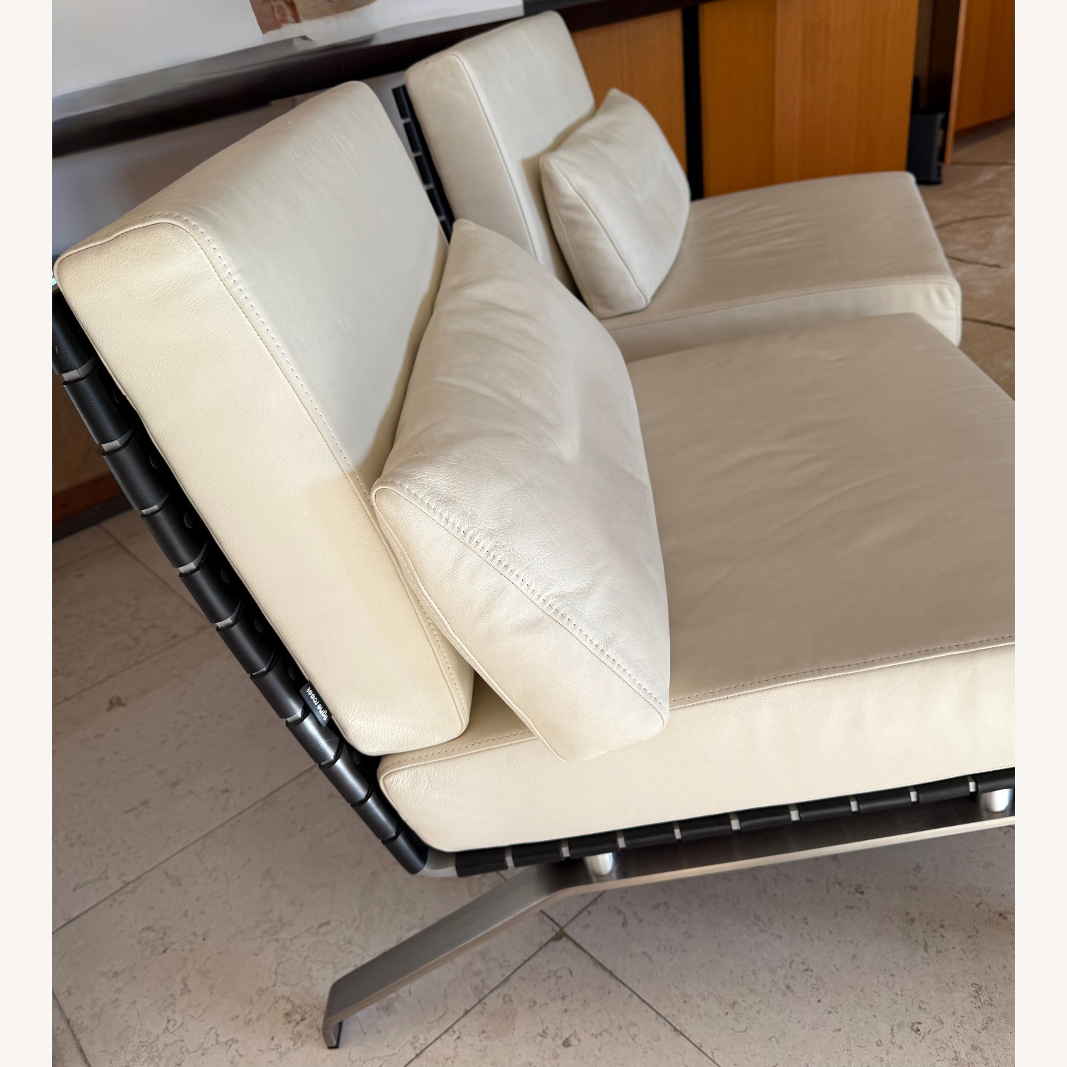 Linge Roset Leather Chairs - image-1