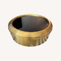 Vintage Bernhardt Carnaby Brass/Glass Coffee Table