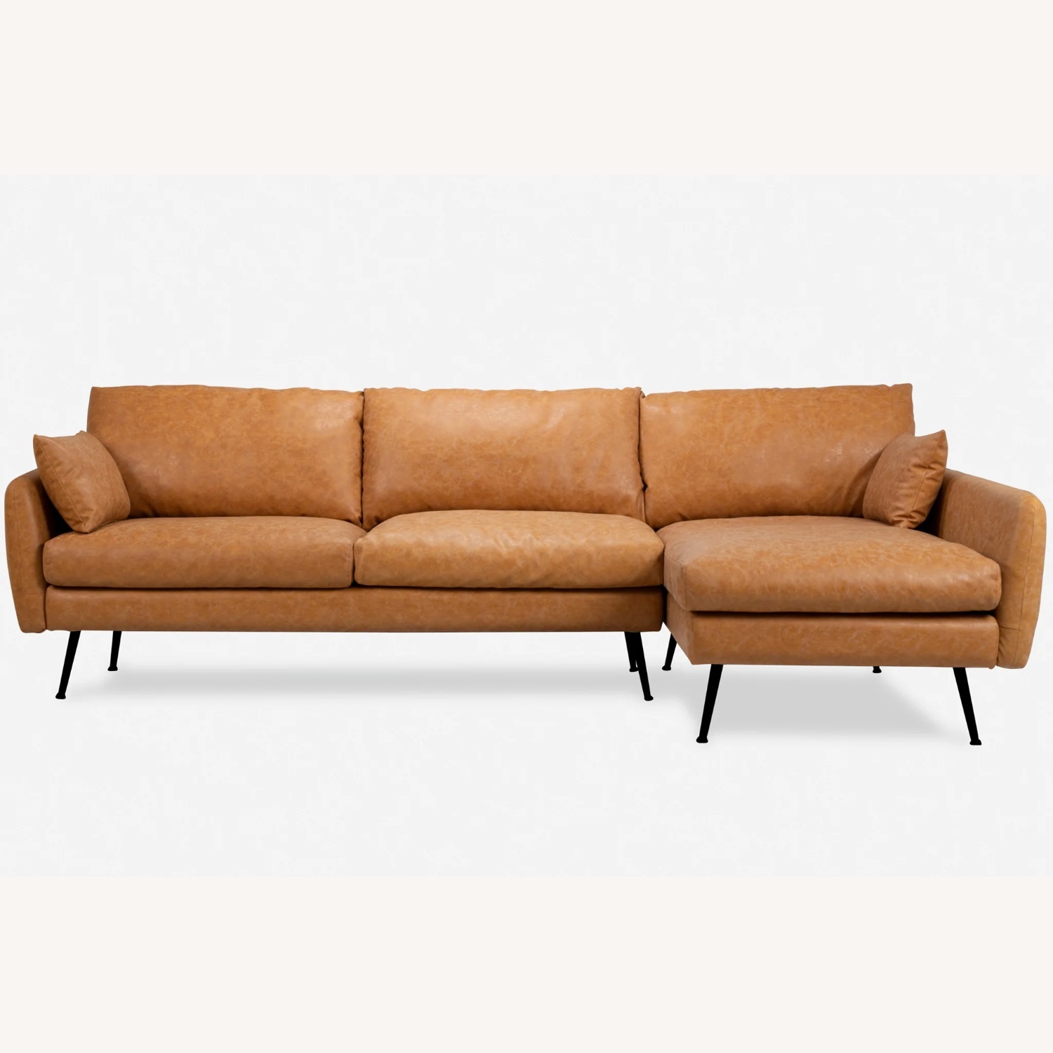Albany Park Vegan Leather Sectional - image-6