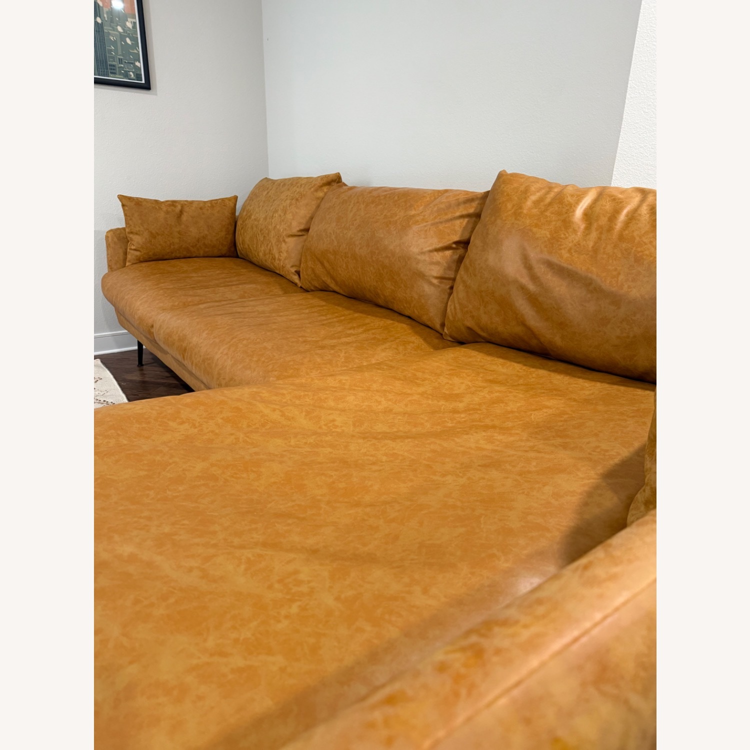 Albany Park Vegan Leather Sectional - image-4