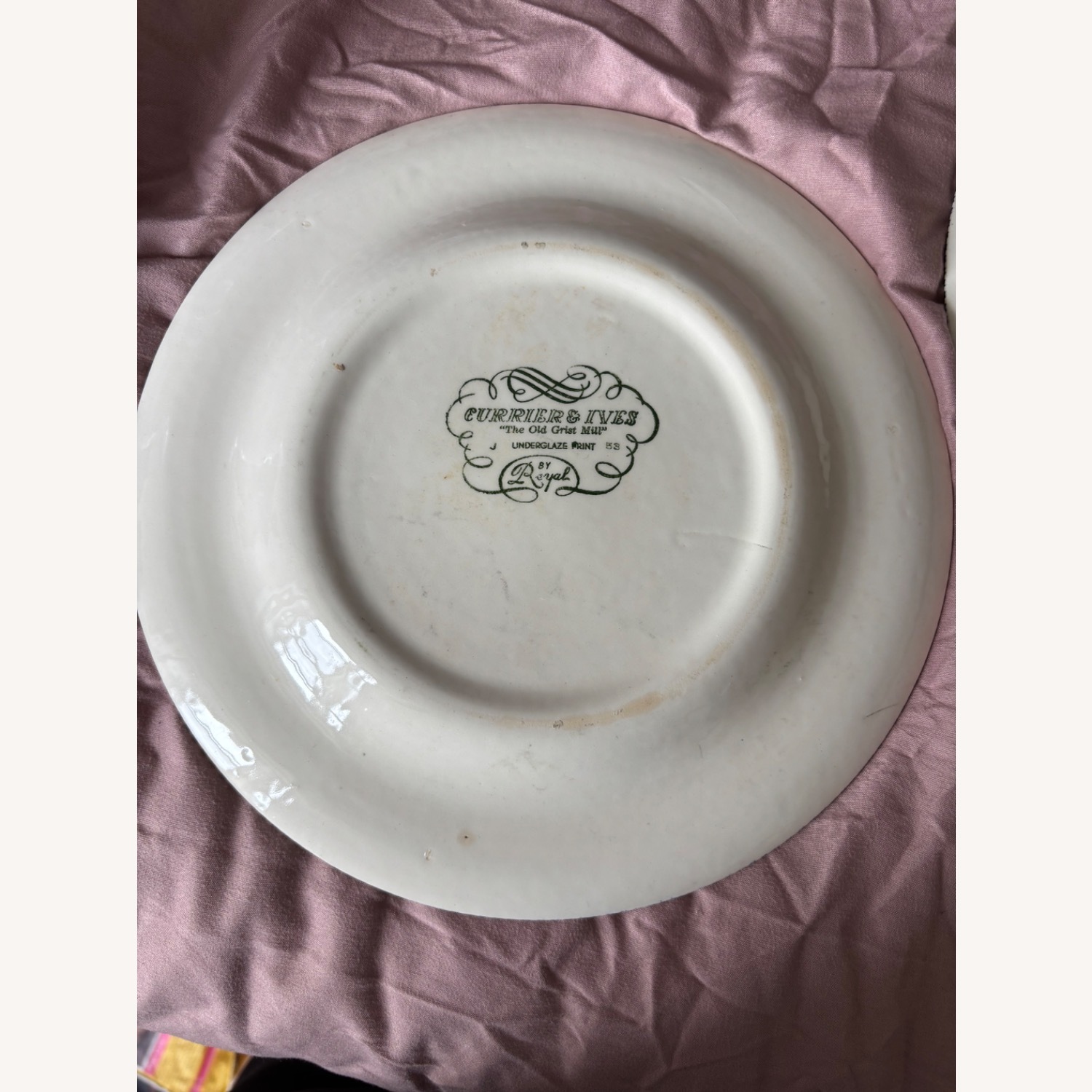 Vintage Currier & Ives 10” Plate by Royal - image-8