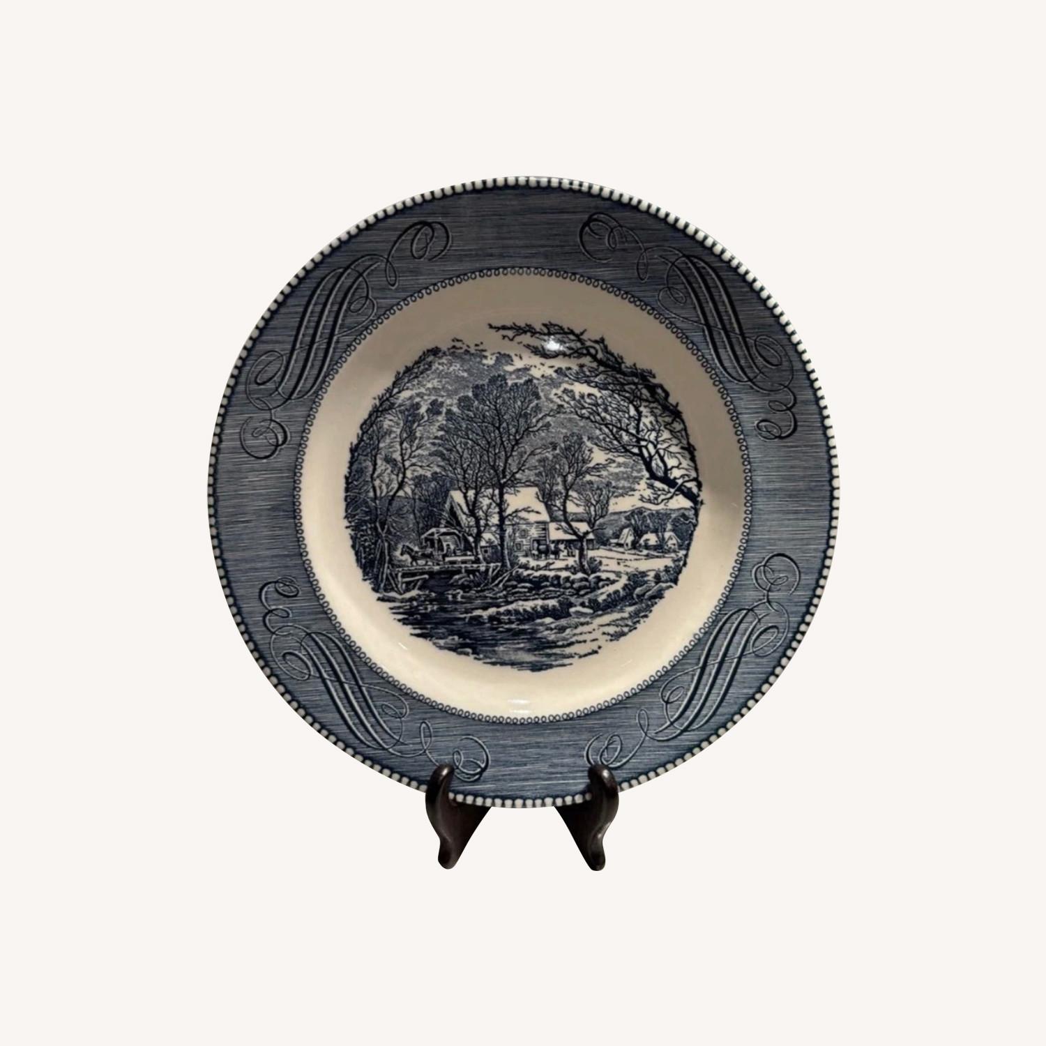 Vintage Currier & Ives 10” Plate by Royal - image-0