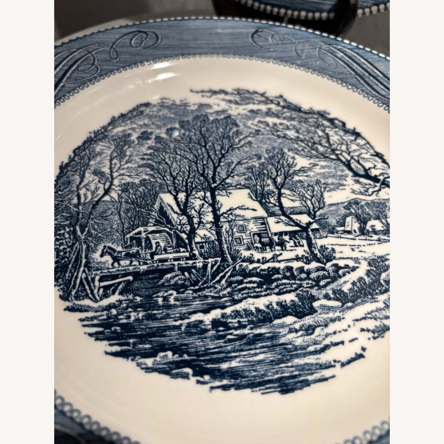 Vintage Currier & Ives 10” Plate by Royal - image-3