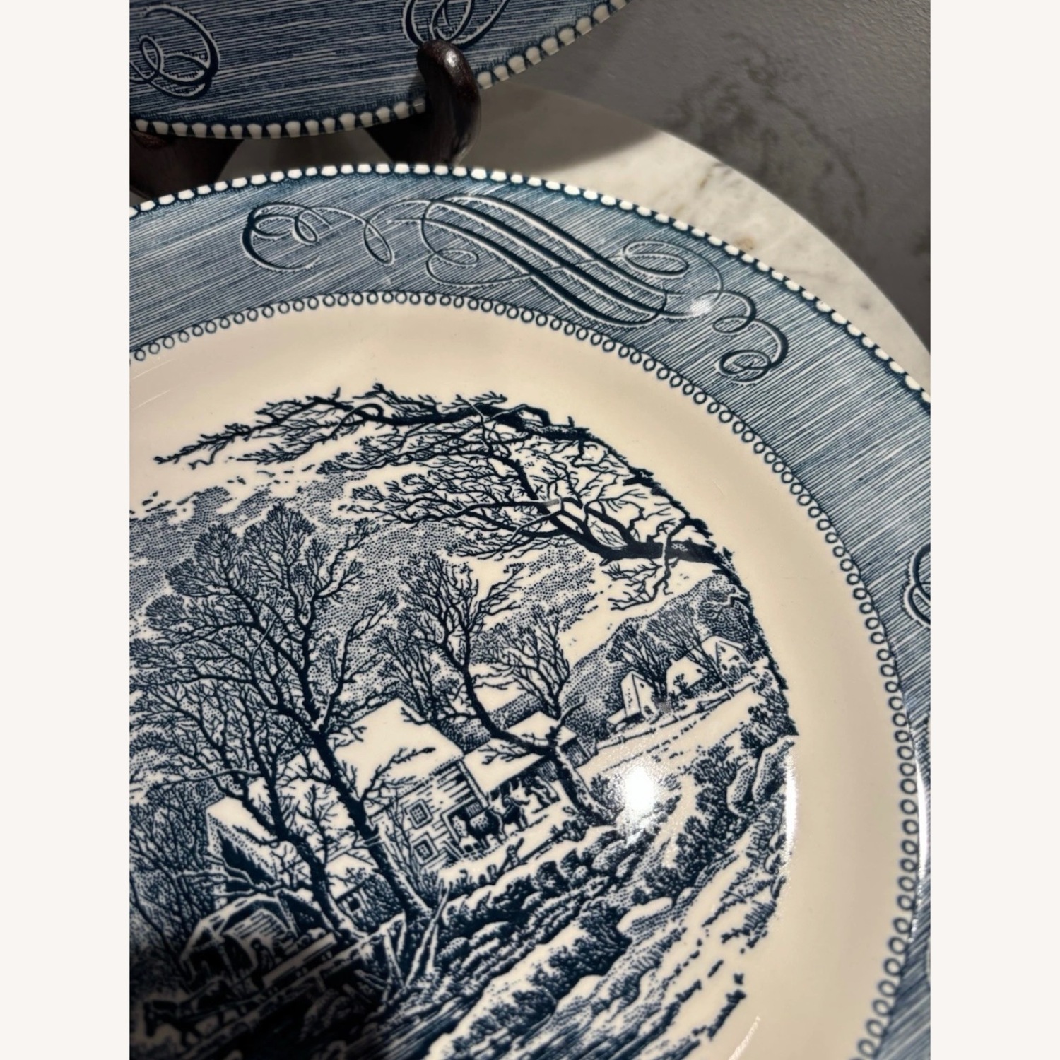 Vintage Currier & Ives 10” Plate by Royal - image-6