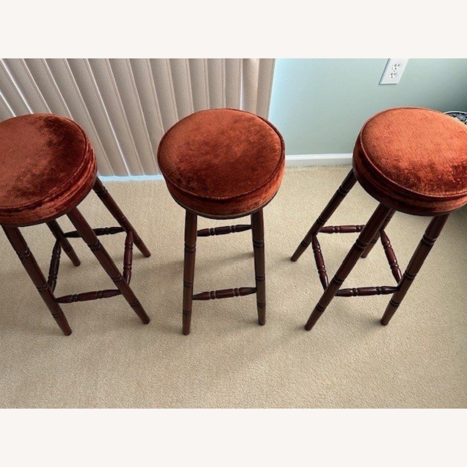 Antique Asian Rosewood Bar Cart  - image-4