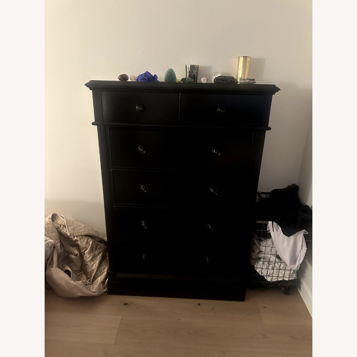 Black Tall Dresser - image-1