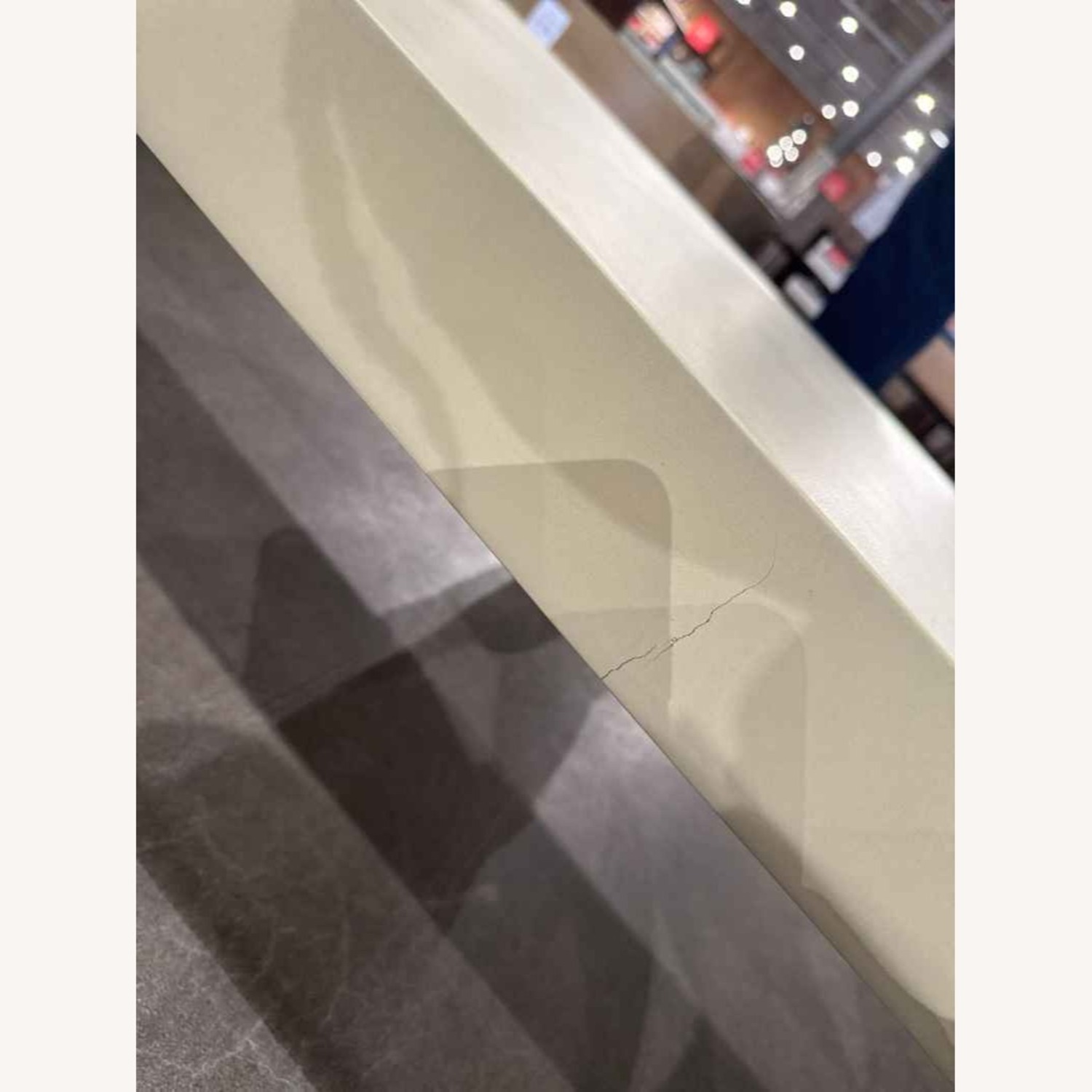 West Elm Concrete Waterfall Rectangle Coffee Table - image-10