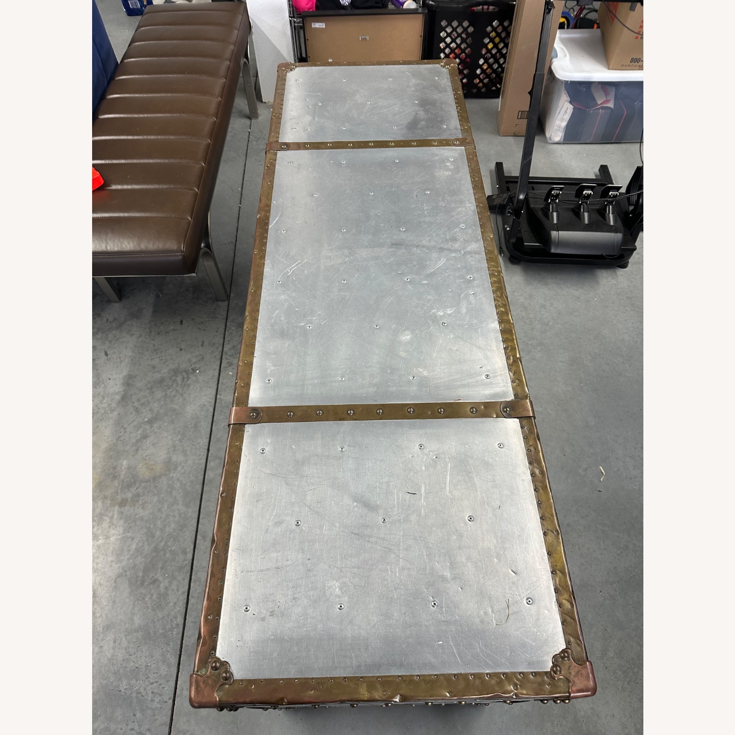 Vintage Mayfair Steamer Media Console - image-5