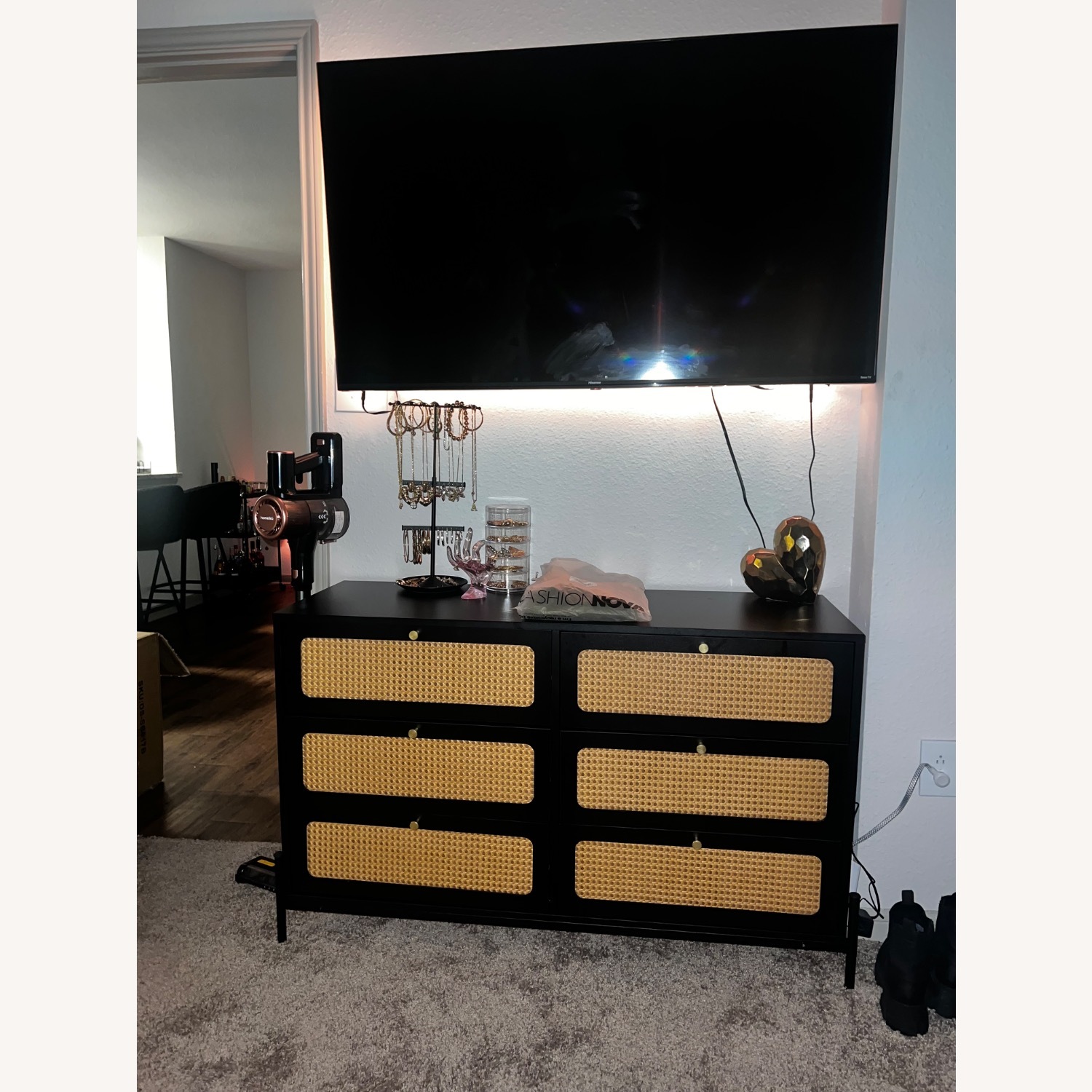 Rattan Dresser  - image-1