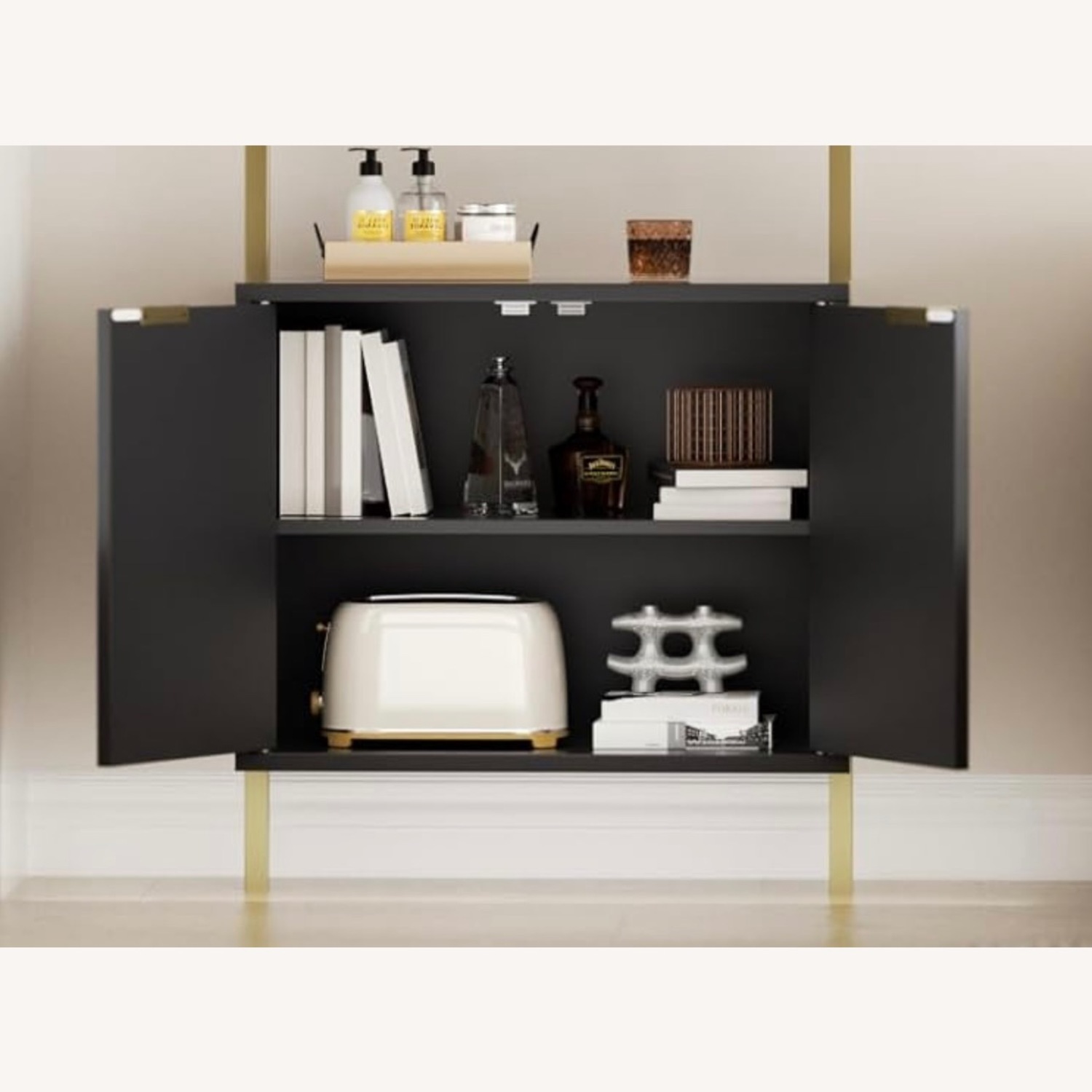 Natural Ladder Bookshelf - image-3