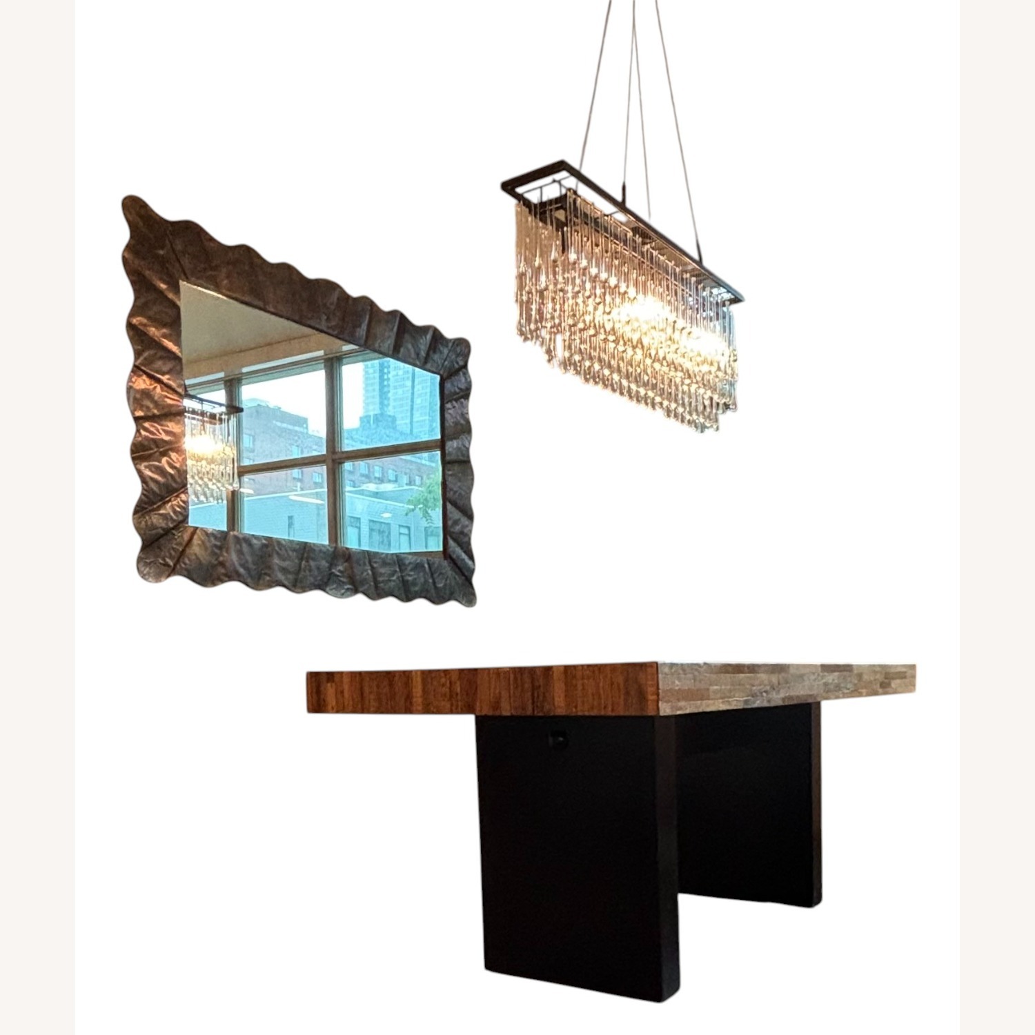 Organic Modern Reclaimed Wood Dining Table - image-10