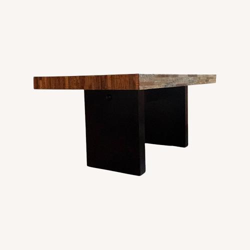 Used Organic Modern Reclaimed Wood Dining Table for sale on AptDeco