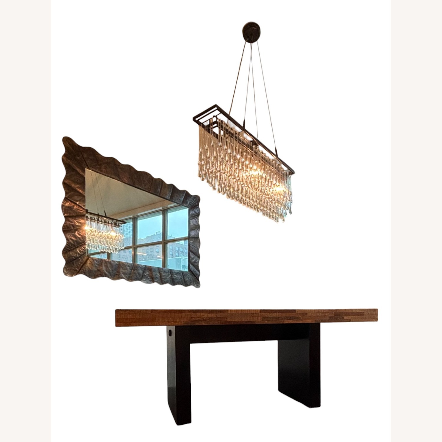 Organic Modern Reclaimed Wood Dining Table - image-13