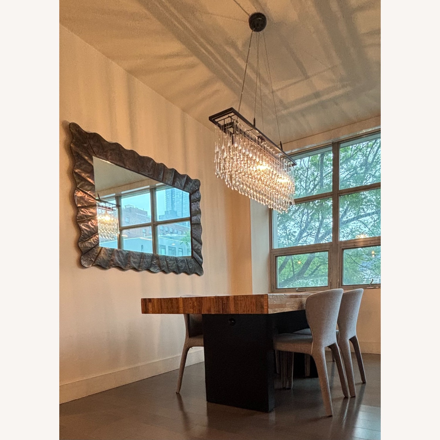 Organic Modern Reclaimed Wood Dining Table - image-12