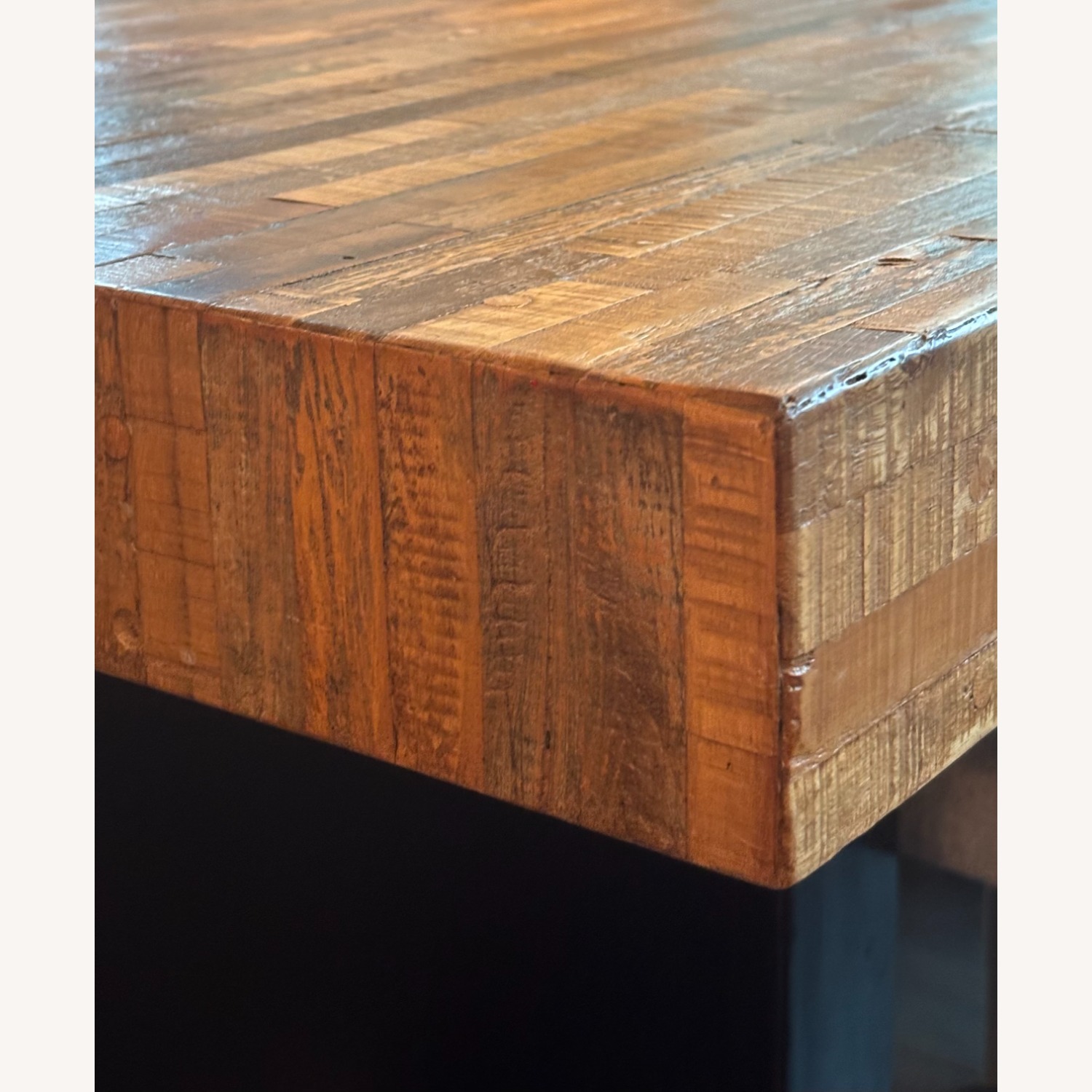 Organic Modern Reclaimed Wood Dining Table - image-4