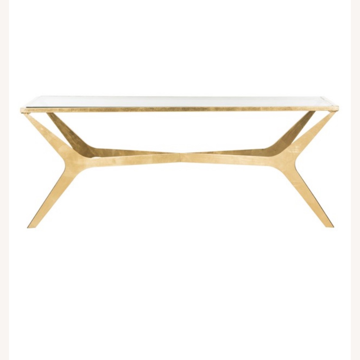 Edythe Gold Leaf Coffee Table - image-1