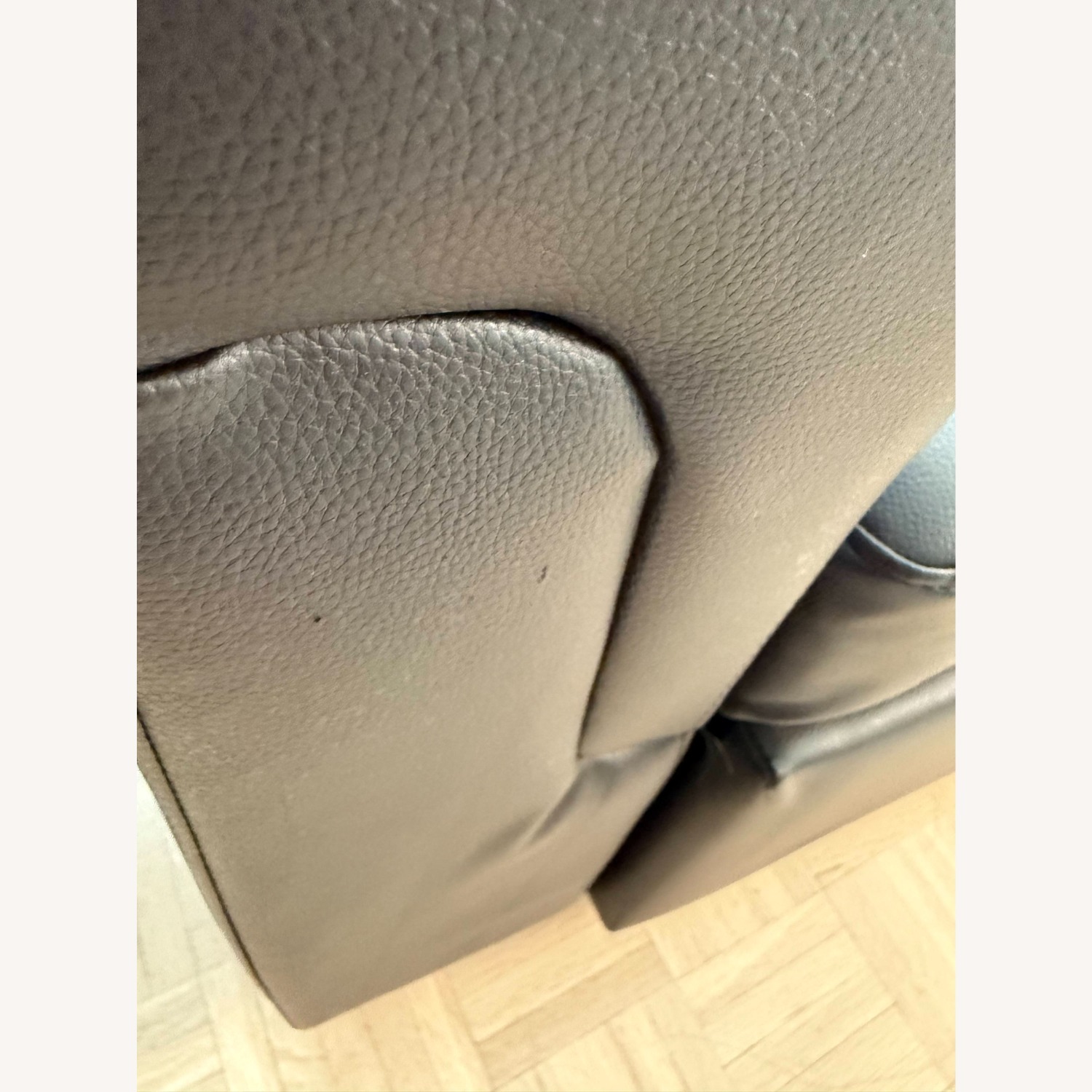 Fane Leather Couch 84" Air Leather Sleeper Sofa - image-6