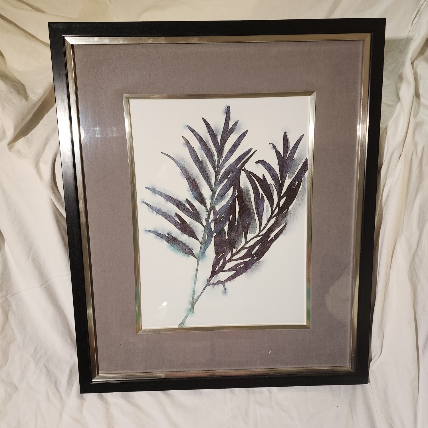 Uttermost Eucalyptus Double Leaf Single Painting - image-1